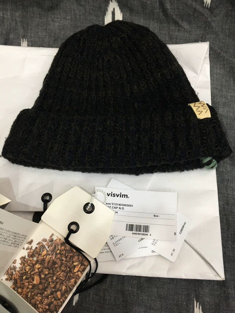 Visvim visvim 22AW SPOT KNIT CAP N. D. Mud dye natural mud dyed wo Size ONE SIZE - 2 Thumbnail