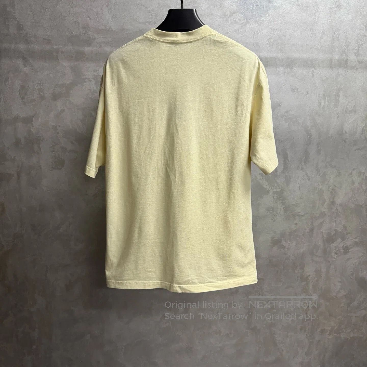 Balenciaga Balenciaga Beige Logo Print Loose T. Size XS / US 0-2 / IT 36-38 - 2 Thumbnail
