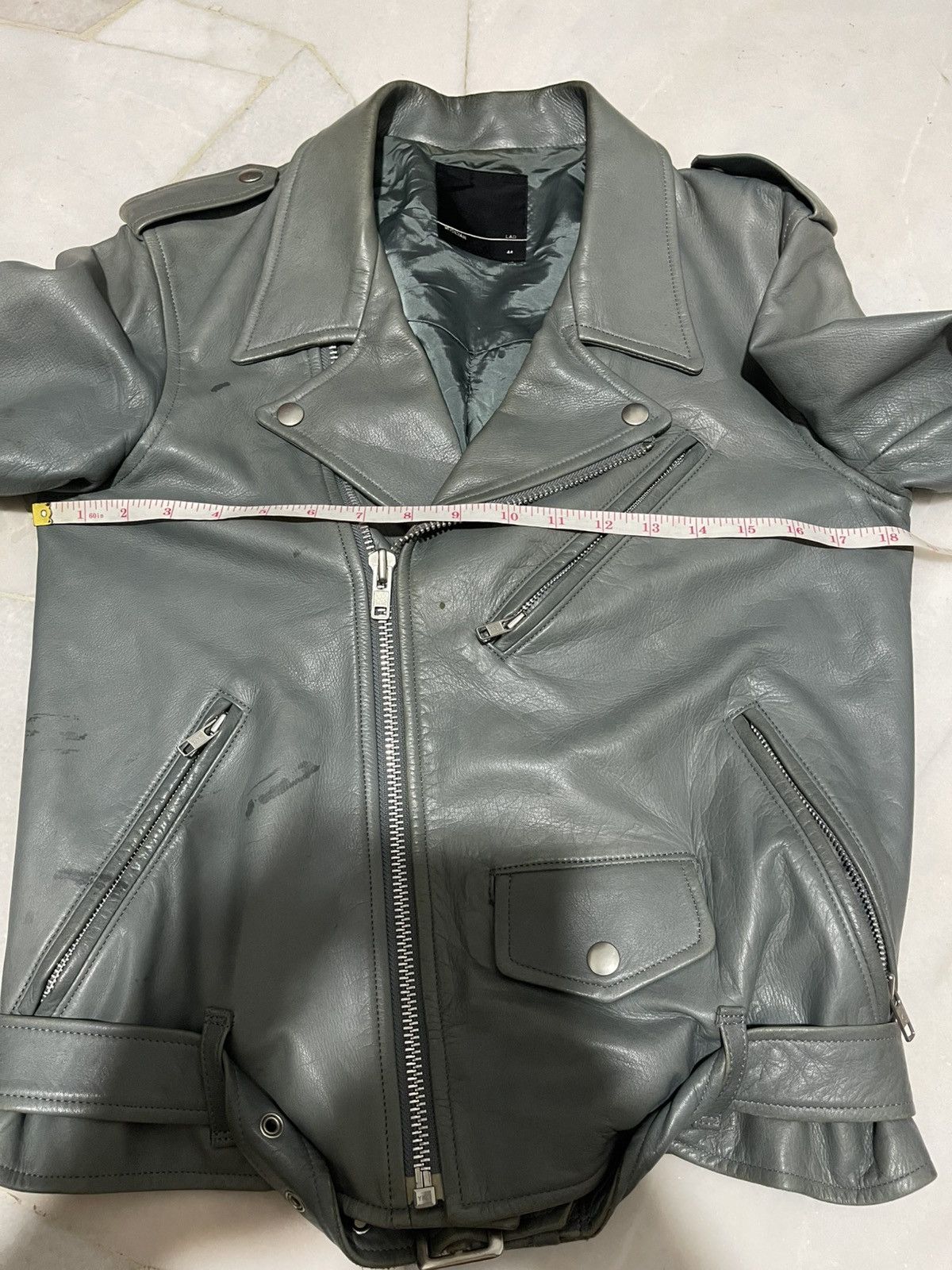 Lad Musician 2000s Led Musician Leather Bikers Jacket Size US S / EU 44-46 / 1 - 12 Thumbnail