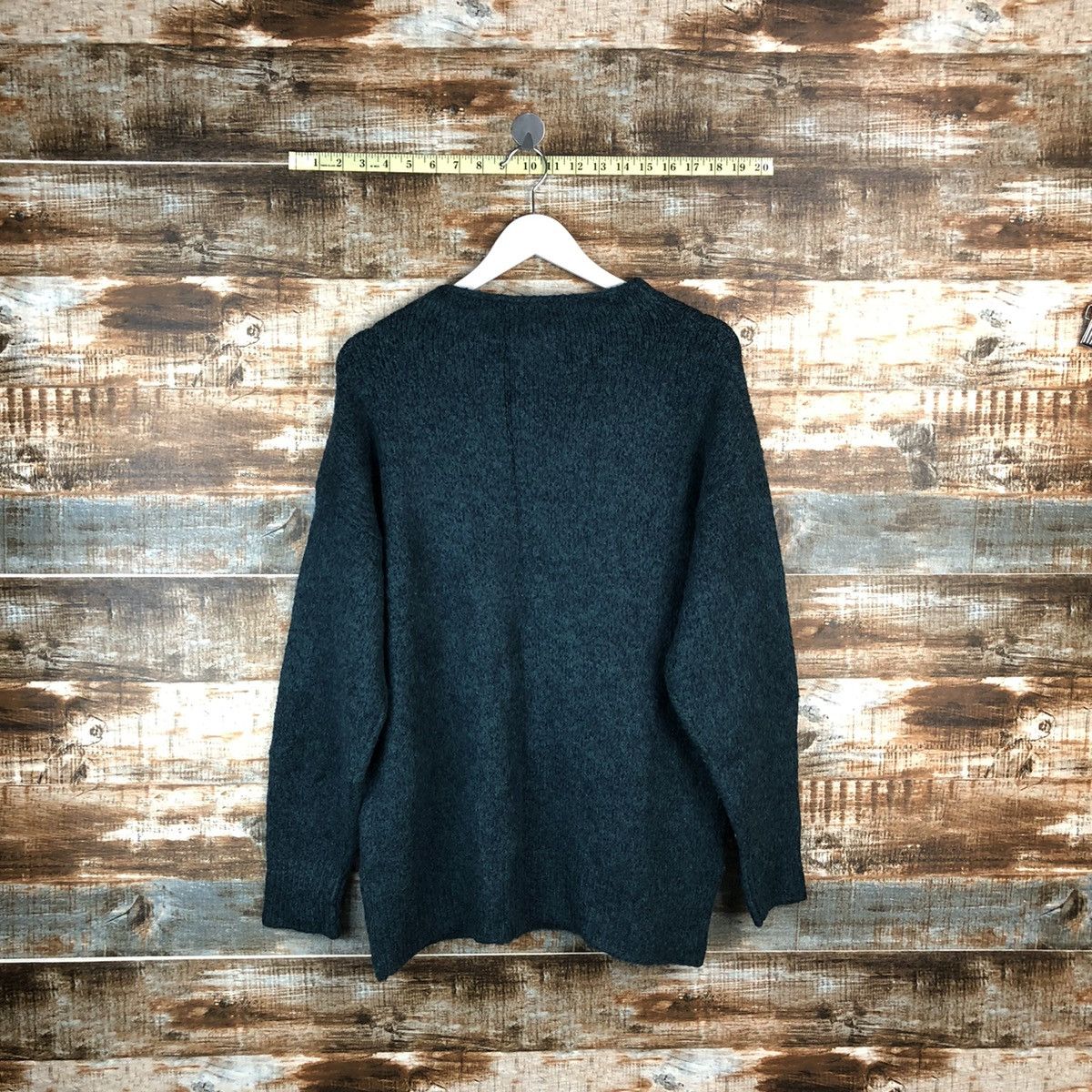 Homespun Knitwear × Uniqlo Uniqlo japan vintage Green Knitwear #A1744 Size US L / EU 52-54 / 3 - 11 Thumbnail
