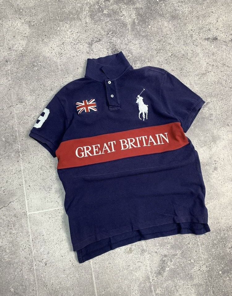 Polo Ralph Lauren × Vintage Polo Ralph Lauren USA Polo Shirt Rugby Japanese Vintage Size US M / EU 48-50 / 2 - 3 Thumbnail