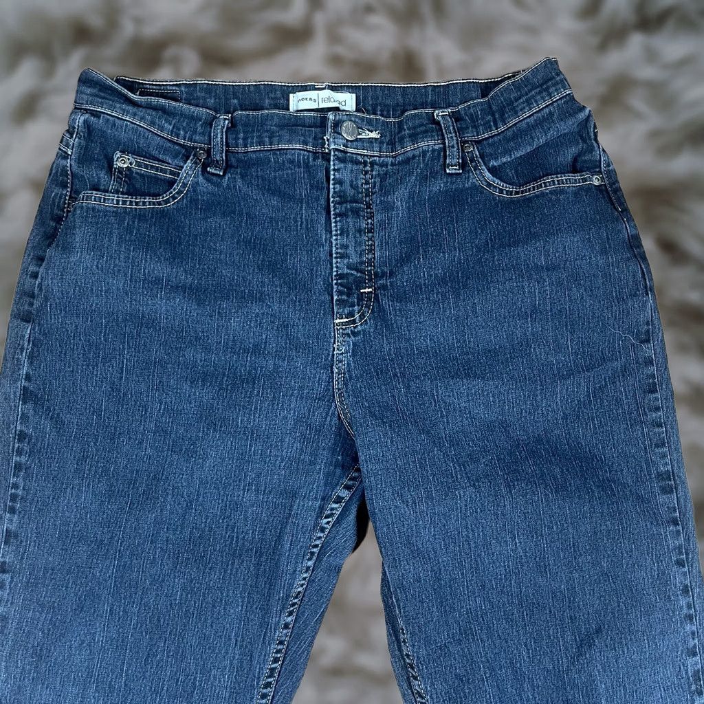 Vintage Riders Jeans Women’s 16P Relaxed Straight Leg High Rise Blue Wash Denim Pants Jeans Shirt? Size 38" / US 16 / IT 52 - 1 Thumbnail
