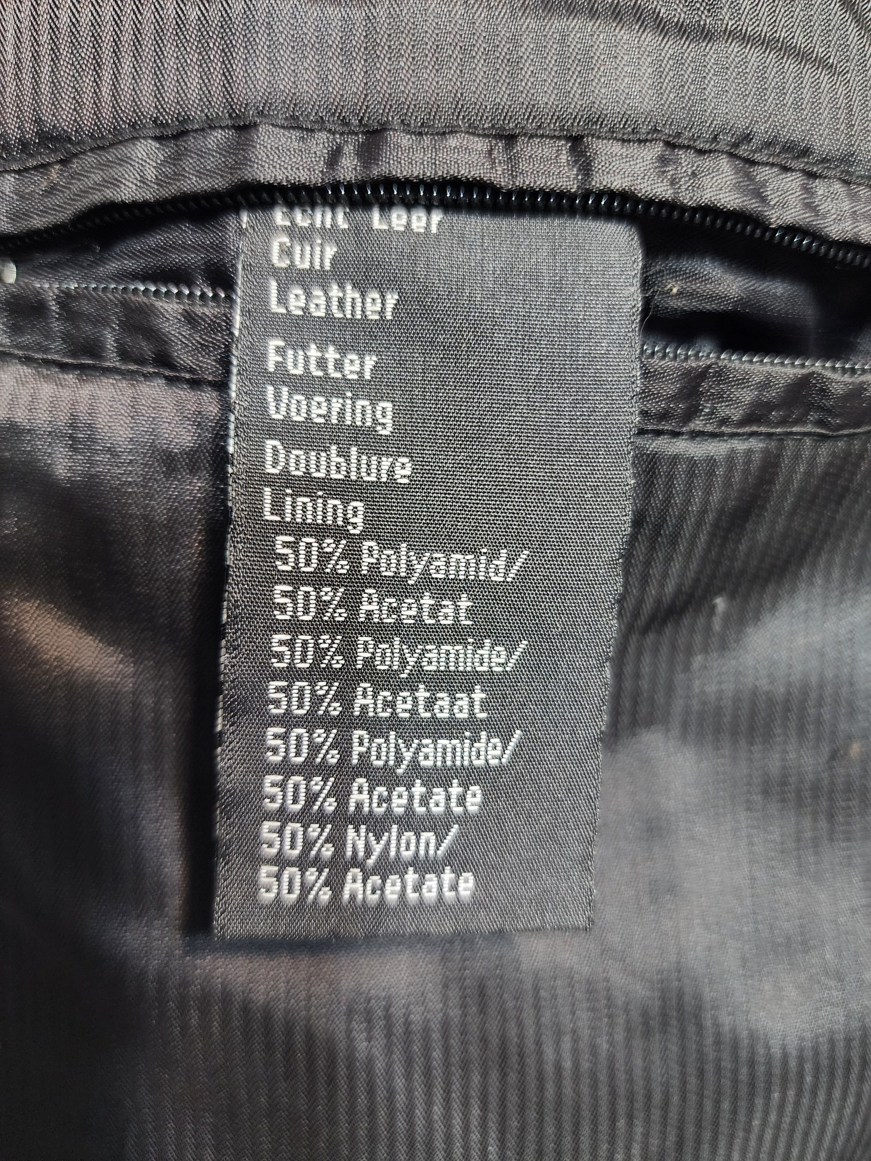 Other Black Leather Women's Jacket: Zippered Classic Style Size L / US 10 / IT 46 - 9 Thumbnail