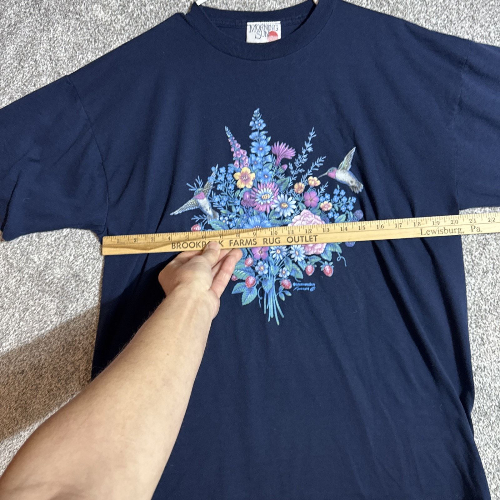 Other Vintage 90s T Shirt Womens XL Floral Cottagecore Lagenlook Size XL / US 12-14 / IT 48-50 - 3 Thumbnail