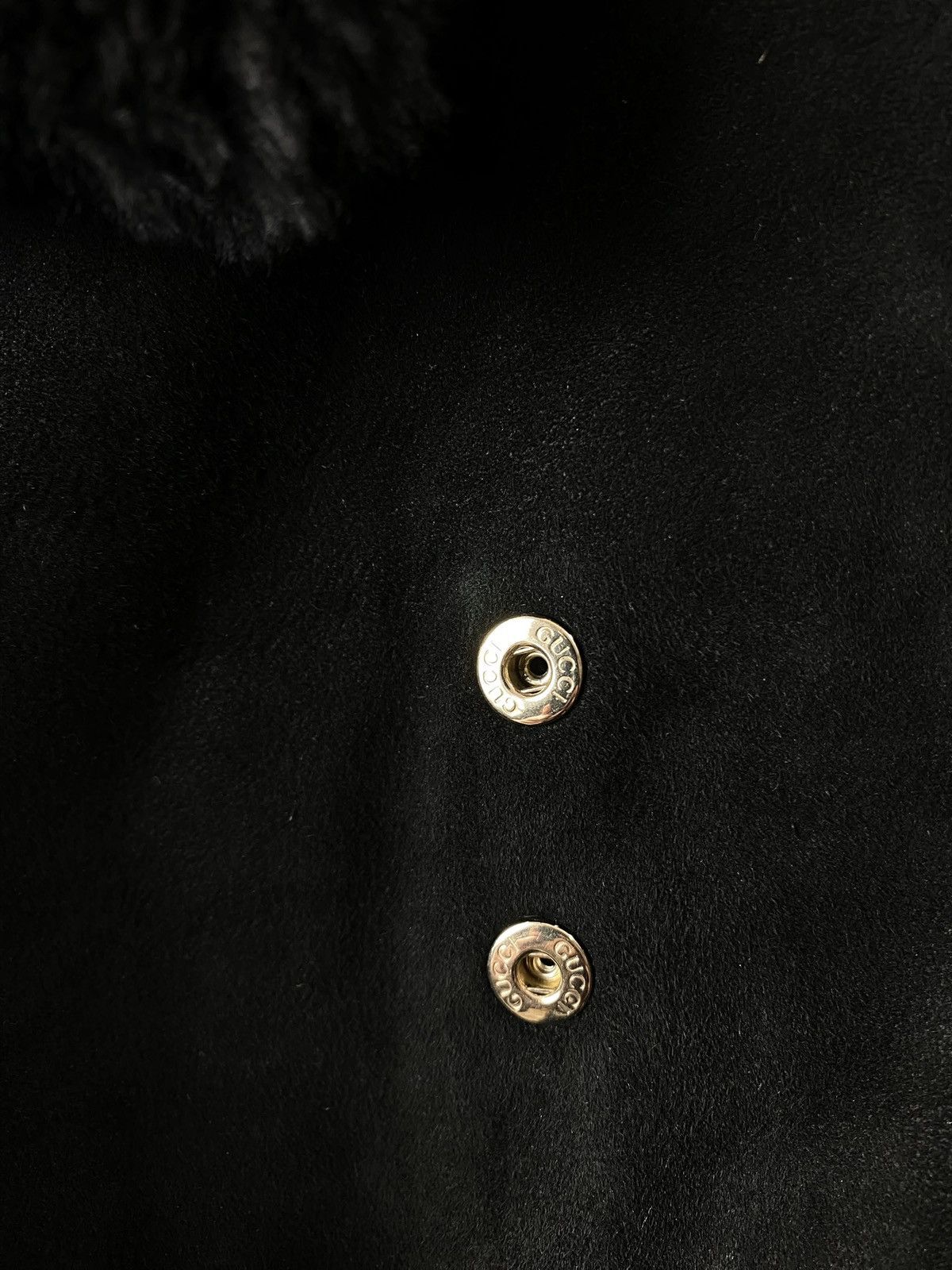 Gucci Rare! Vintage Gucci Suede Leather Jacket Fur Shearling Size M / US 6-8 / IT 42-44 - 11 Thumbnail