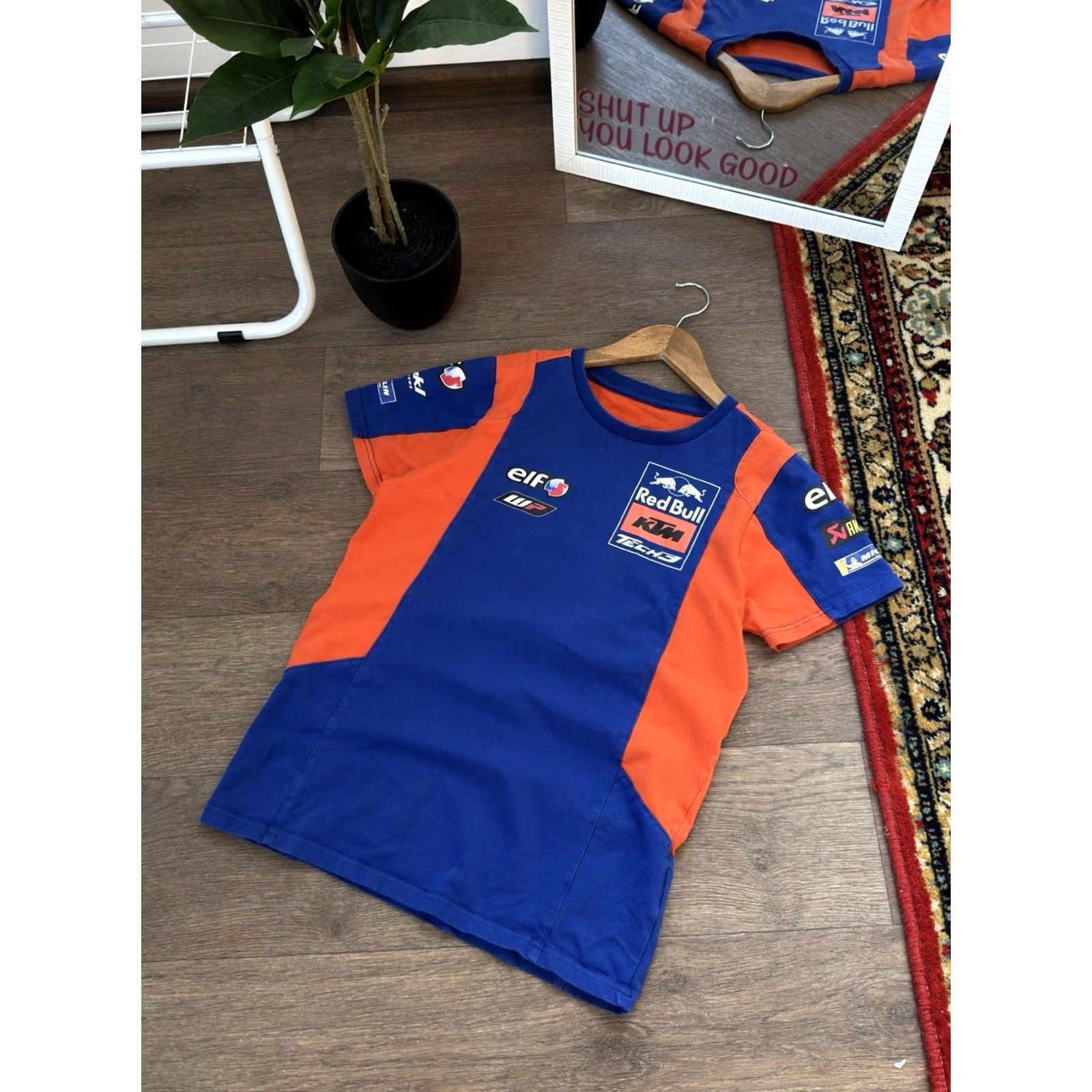 Vintage VINTAGE OFFICIAL Tech 3 RED BULL KTM RACING Shirt S Men Blue 90s Racing Logo Shirt Mens Size US S / EU 44-46 / 1 - 4 Thumbnail