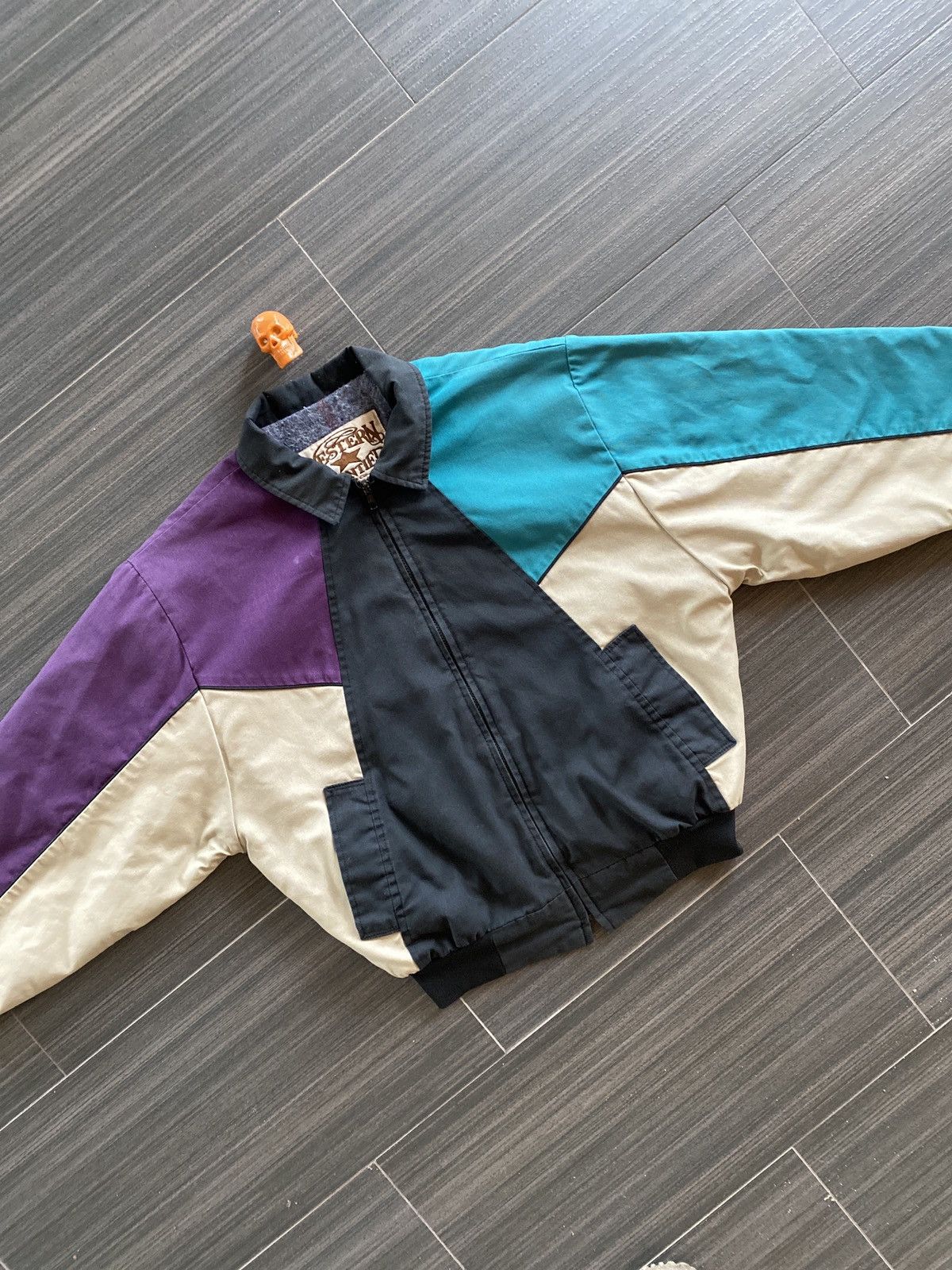 Vintage 90s purple teal southwestern style jacket L Size US L / EU 52-54 / 3 - 1 Thumbnail