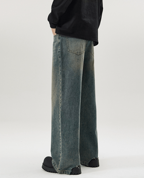 Japanese Brand American loose oversize distressed straight baggy jeans Size US 32 / EU 48 - 5 Thumbnail