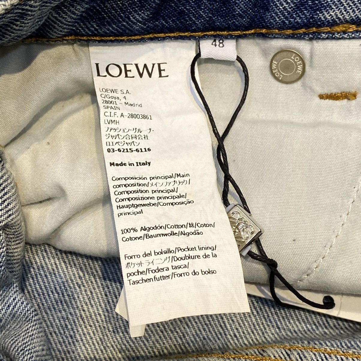 Loewe LOEWE Anagram Baggy Jeans In Denim Size 34" / US 12 / IT 48 - 10 Thumbnail