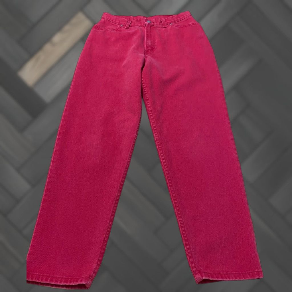 Faded Glory Vintage Faded Glory Jeans Women 14P Pink Red Mom USA Baggy Y2K 5-Pocket Denim 100% Cotton High Rise Inseam 28 in Vintage: Yes US Made Shirt? Size 30" / US 8 / IT 44 - 1 Thumbnail