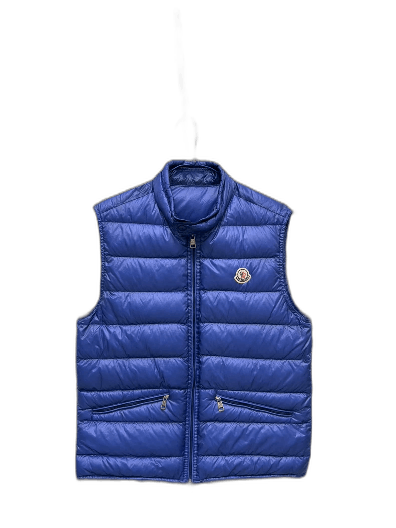 Moncler Moncler Blue Puffer Vest for Men-yf Size US M / EU 48-50 / 2 - 1 Thumbnail