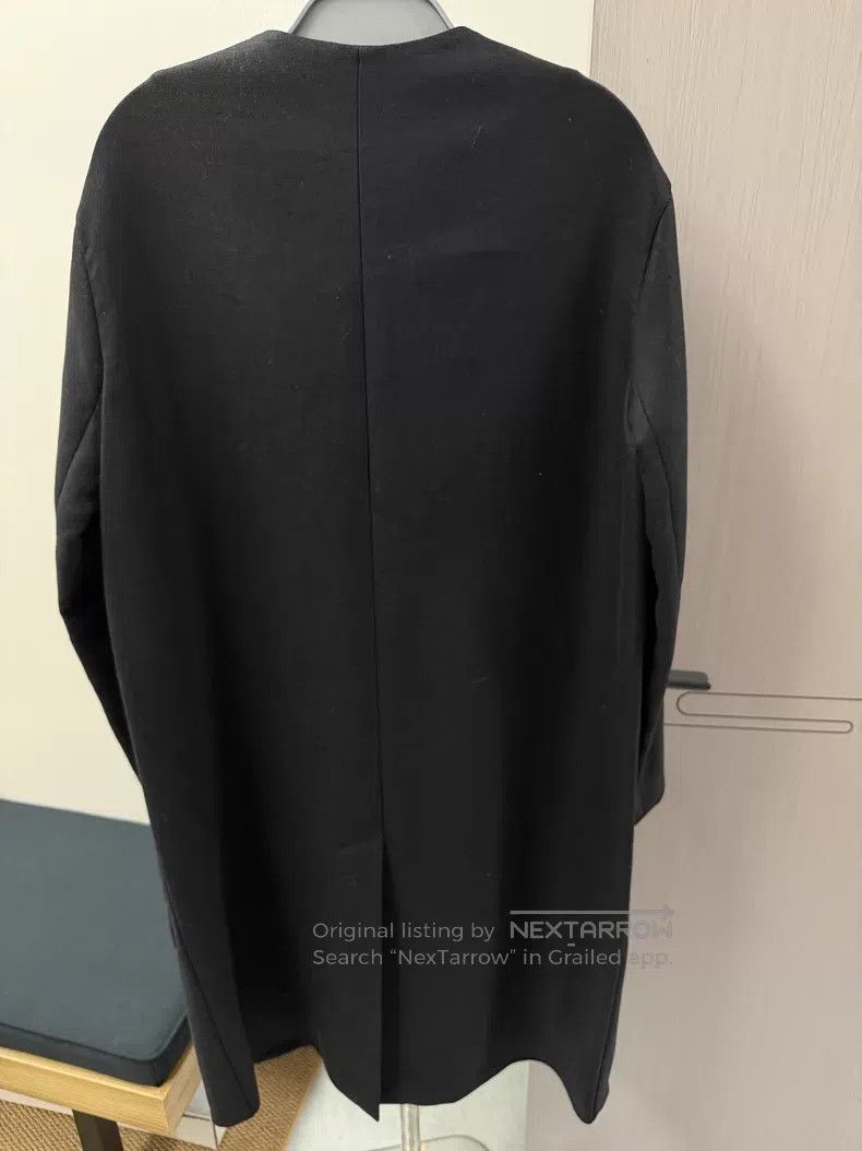 Hermes Hermes Leather Patch Belted Long Trench Coat - Linen Fabri Size XS / US 0-2 / IT 36-38 - 4 Thumbnail
