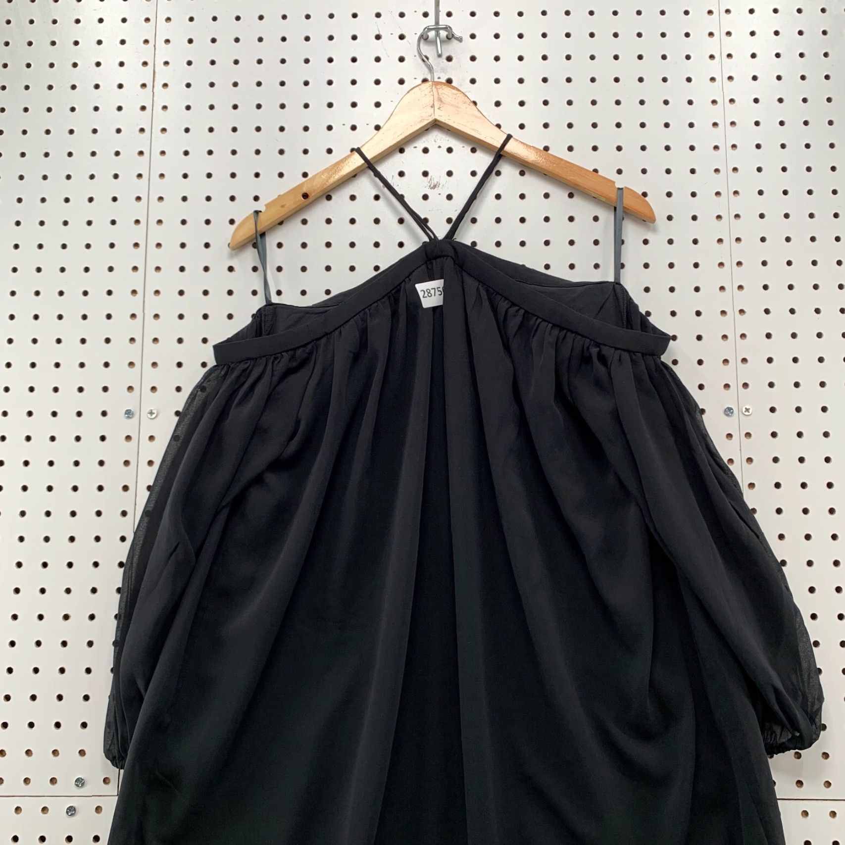 Vintage VINTAGE NEW Ann Taylor Off The Shoulder Bouse Black Womens Petite Size 6 NWT Size M / US 6-8 / IT 42-44 - 5 Thumbnail