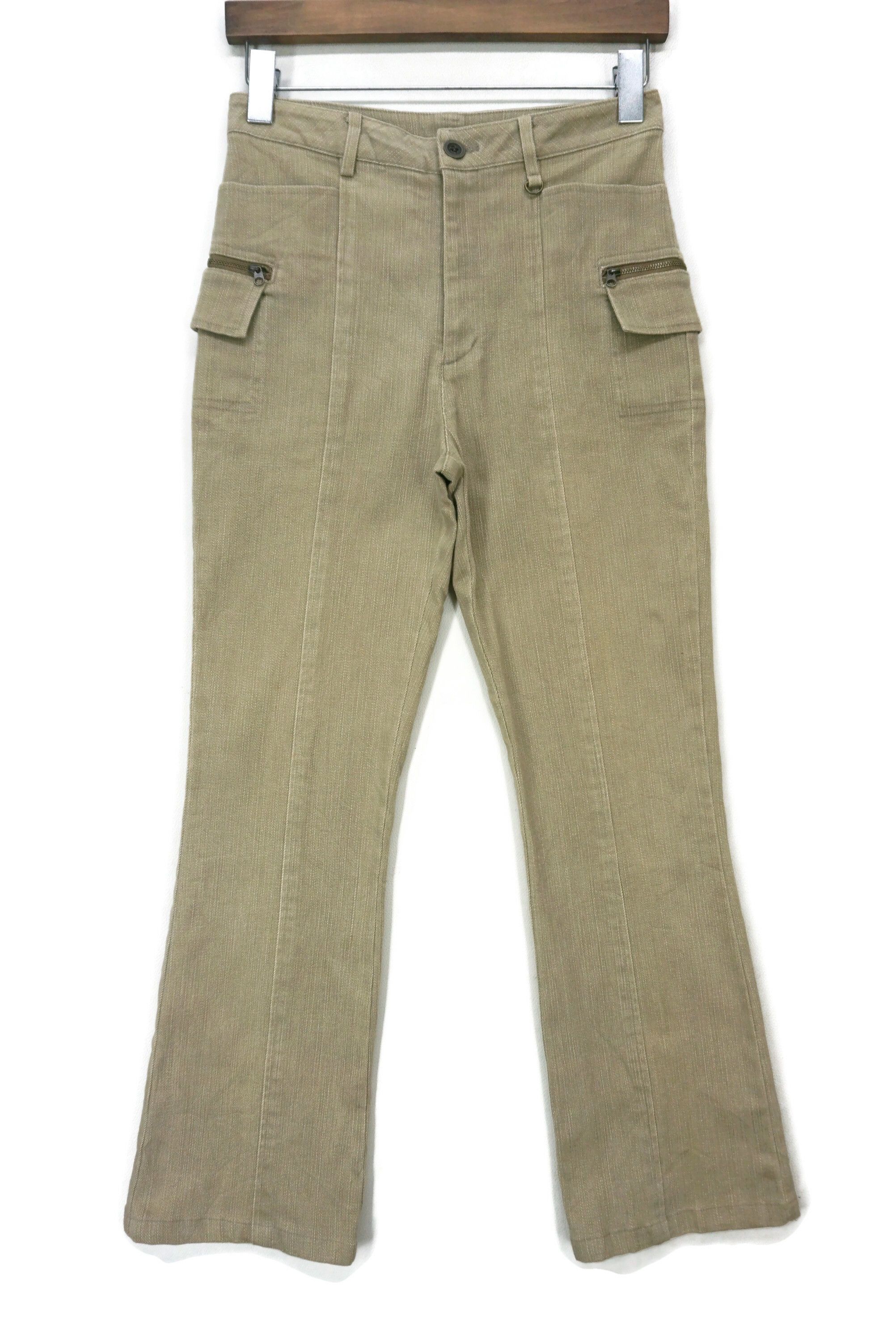 Japanese Brand Ca C'est Ca Pants fit W27xL26 High-Waisted Cropped Bootcut Size 26" / US 2 / IT 38 - 1 Thumbnail