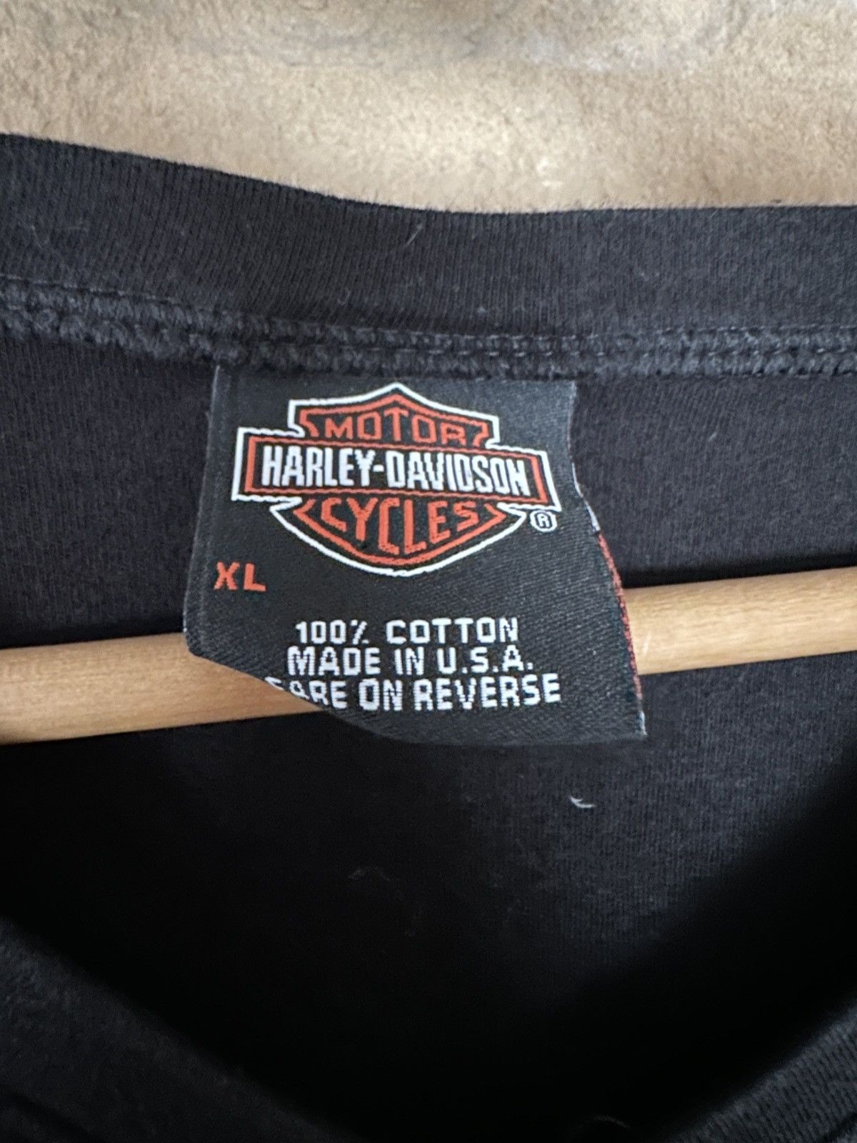 Harley Davidson Vintage Y2K Harley Davidson Bedazzled Logo Graphic Tee Size XL / US 12-14 / IT 48-50 - 6 Thumbnail