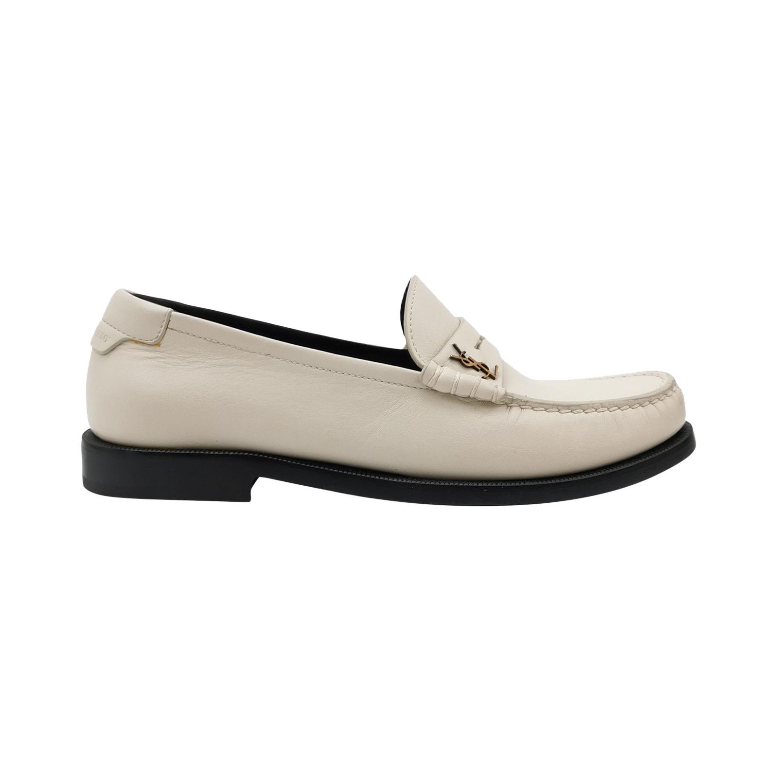 Saint Laurent Paris Saint Laurent YSL Logo Leather Loafers Size 36 Size US 6 / IT 36 - 1 Thumbnail