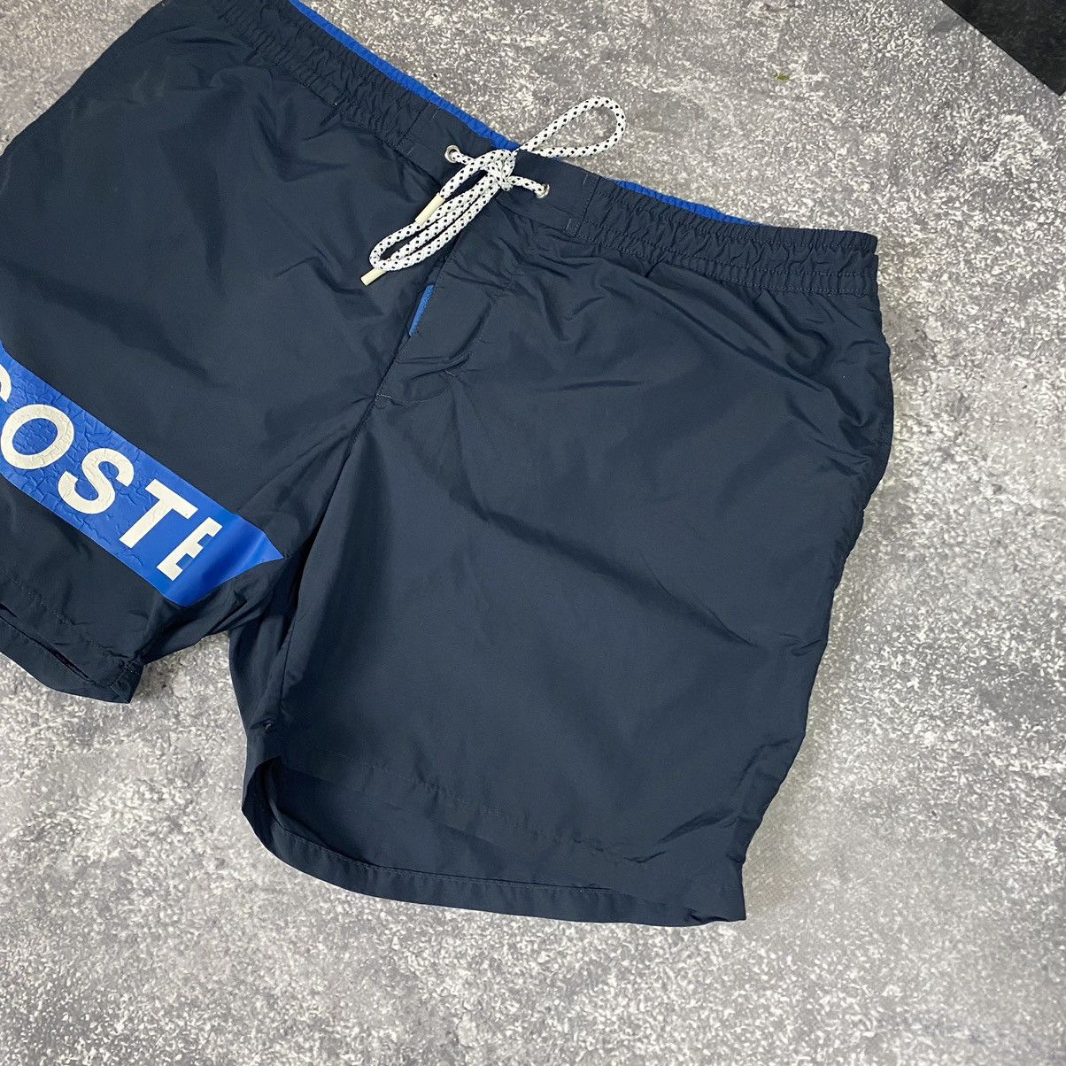 Lacoste Men’s Lacoste Big Logo Crocodile Swimwear shorts Size US 34 / EU 50 - 3 Thumbnail