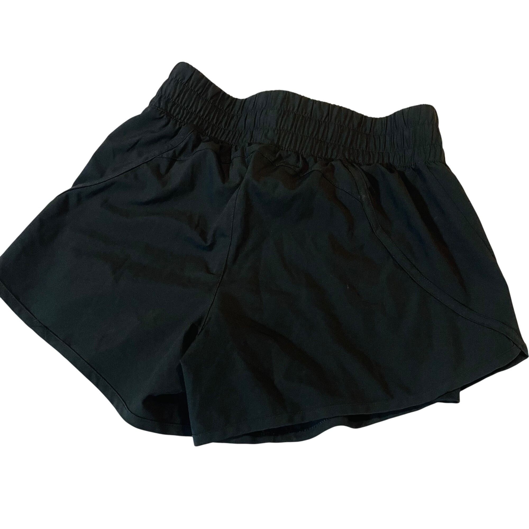 Other Black Athletic Running Shorts With spandex Liner Zippered Po Size 27" / US 4 / IT 40 - 2 Thumbnail