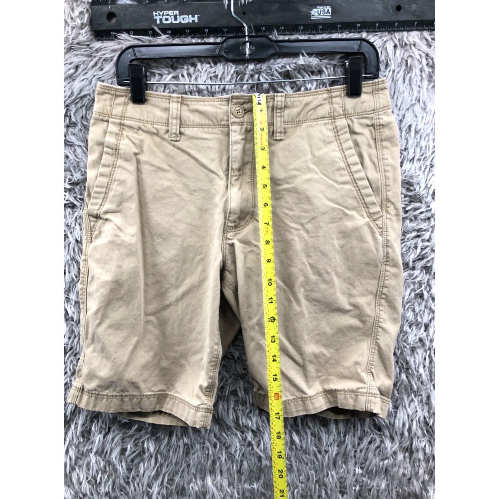 Old Navy Old Navy Chino Shorts Mens Size 29 Mid Rise Medium Wash Beige Size US 29 - 3 Thumbnail