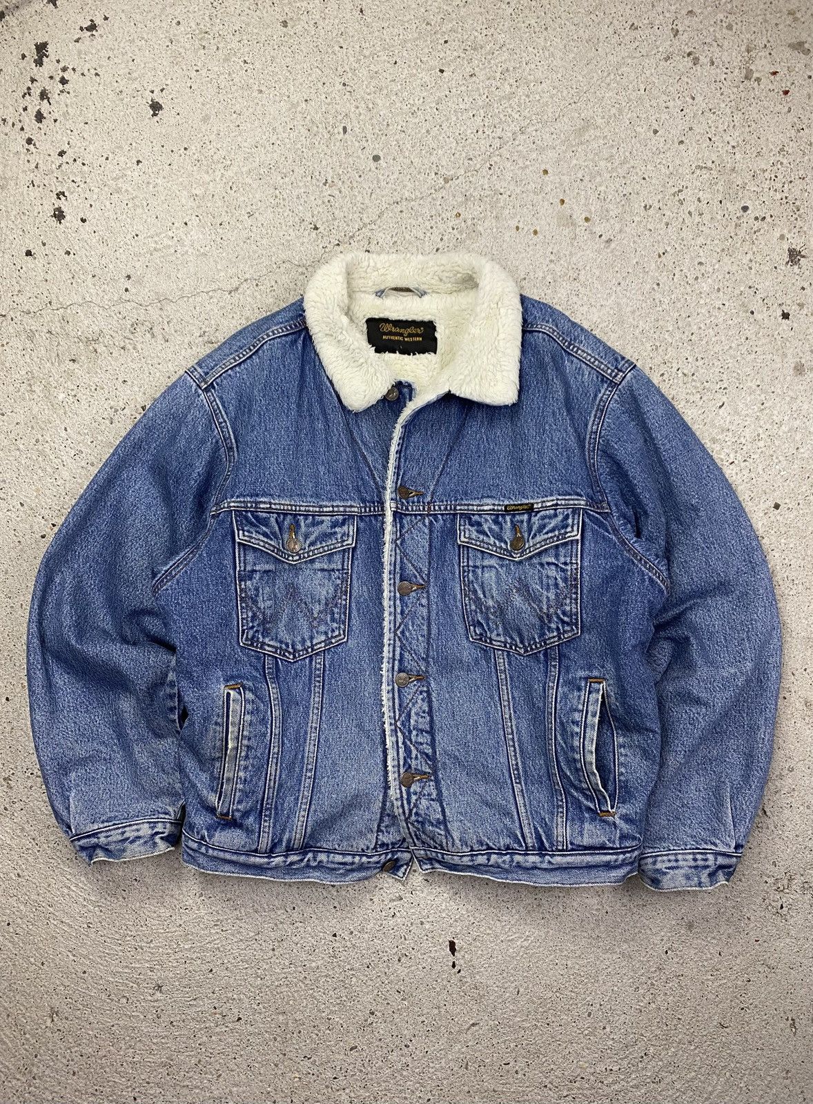 Wrangler Wrangler western sherpa lining denim jacket vintage Size US L / EU 52-54 / 3 - 2 Thumbnail