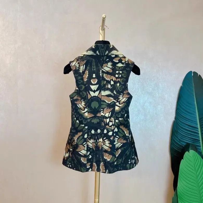 Alexander McQueen Alexander McQueen Printed Sleeveless Top 40 Size S / US 4 / IT 40 - 3 Thumbnail