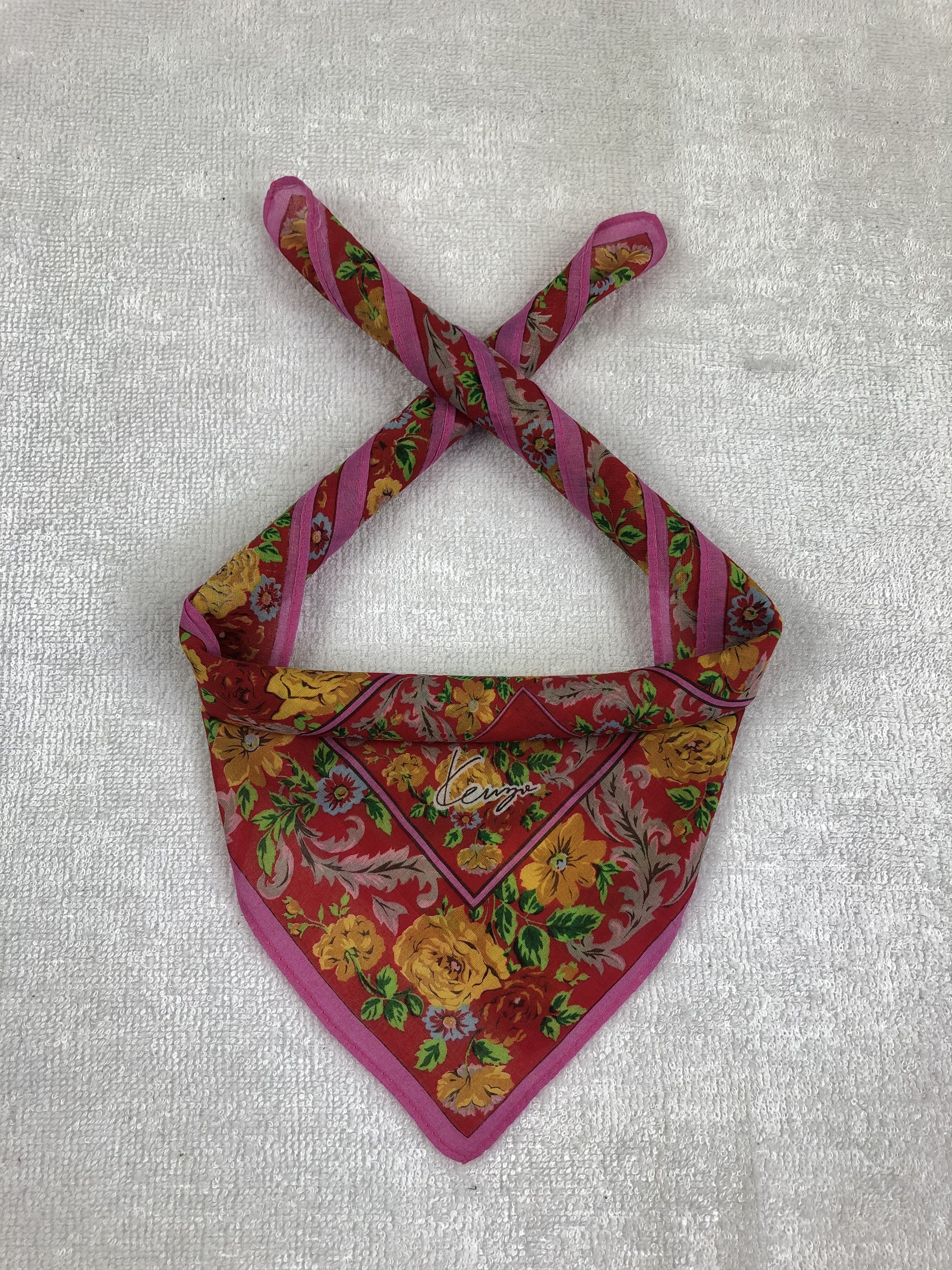 Kenzo × Vintage Kenzo Bandana / Handkerchief / Neckerchief Size ONE SIZE - 2 Thumbnail