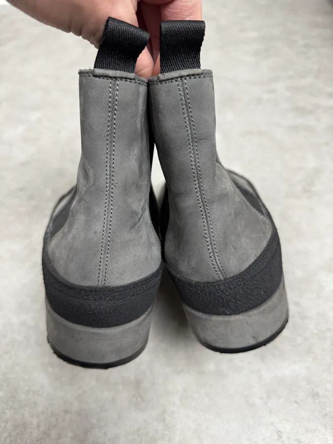 Balenciaga 2000s Balenciaga Grey Pure Leather Boots Size US 9 / EU 42 - 5 Thumbnail