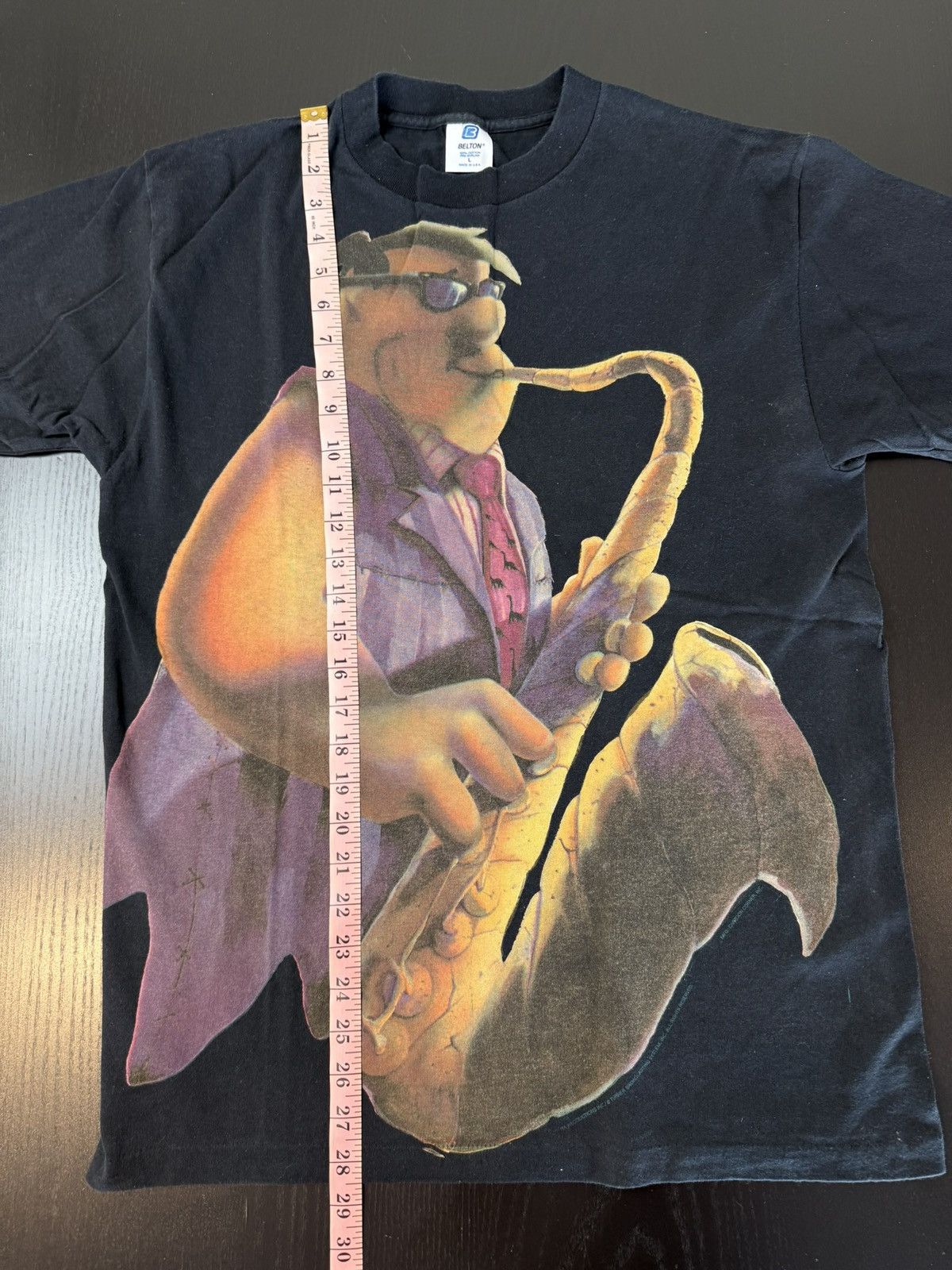 Other 90s Vintage Flinstones T shirt Belton Tag Size US L / EU 52-54 / 3 - 6 Thumbnail