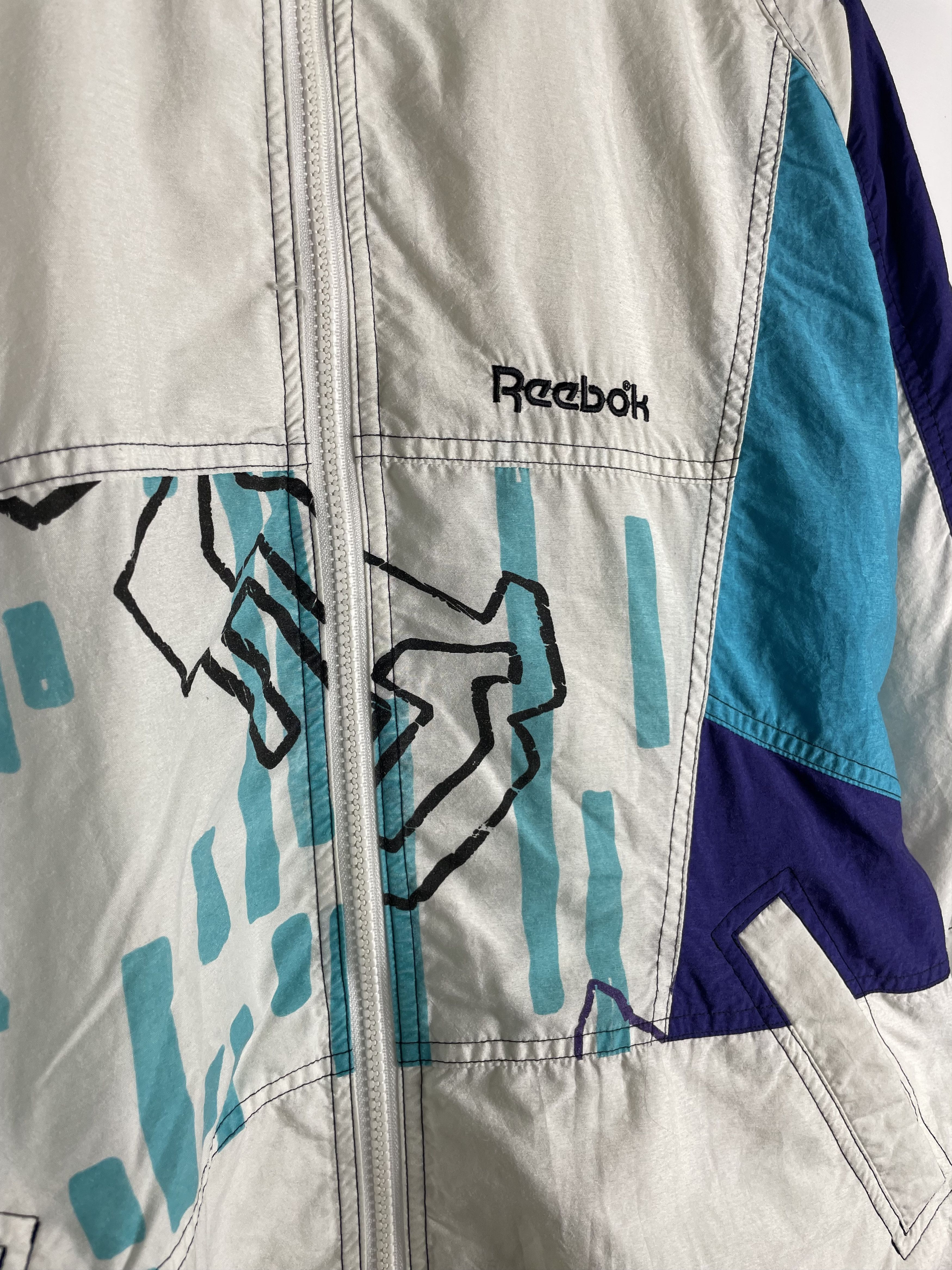Reebok Man Light Jacket Reebok Vintage 90s Size US M / EU 48-50 / 2 - 4 Thumbnail