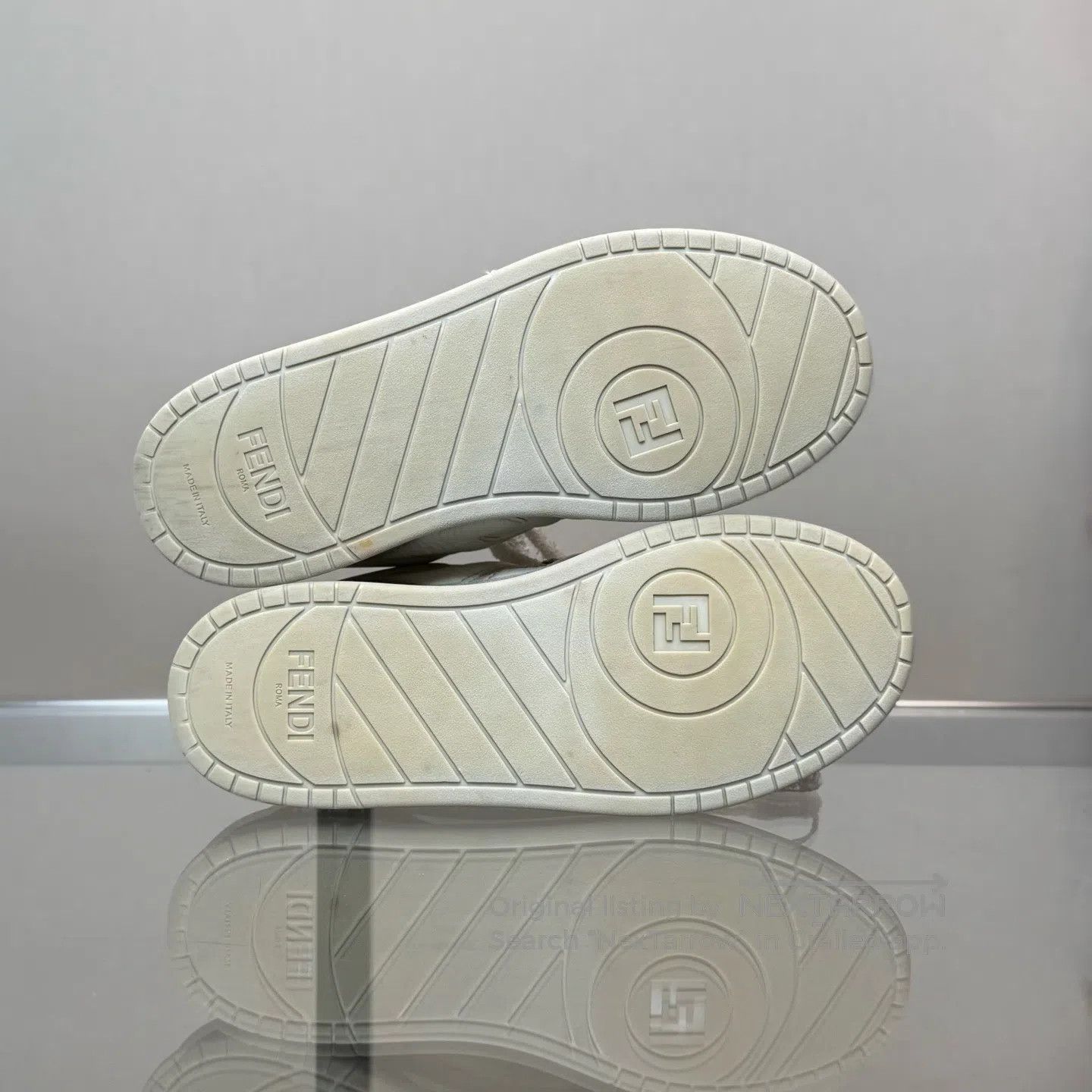 Fendi FENDI Match white-brown board shoes Size US 5.5 / IT 35.5 - 7 Thumbnail
