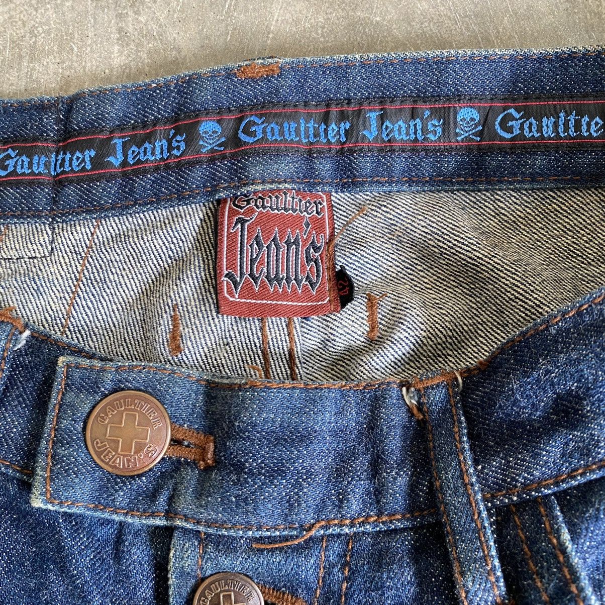 Jean Paul Gaultier Archive Vintage Gaultier Jeans Back Line Denim Size US 29 - 6 Thumbnail
