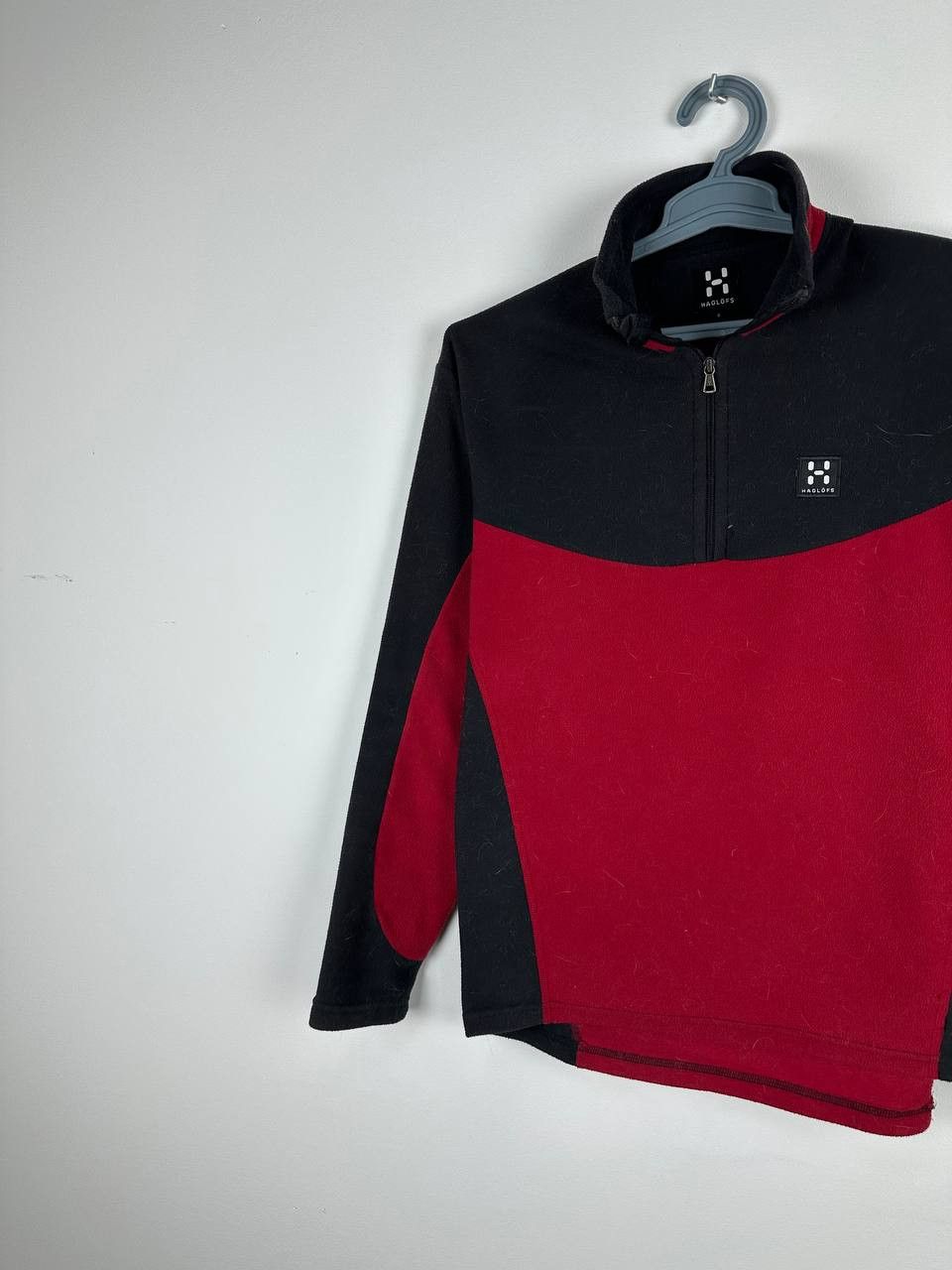 Haglofs × Vintage Haglofs Gorpcore Polartec Black 1/3 Fleece Light Jacket Size US S / EU 44-46 / 1 - 3 Thumbnail