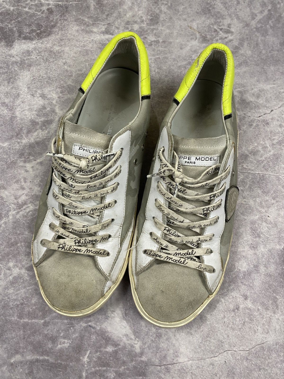 Philippe Model Philippe Model Camo/Acid Trashed Low Top Sneakers Size: 44 Size US 11 / EU 44 - 6 Thumbnail