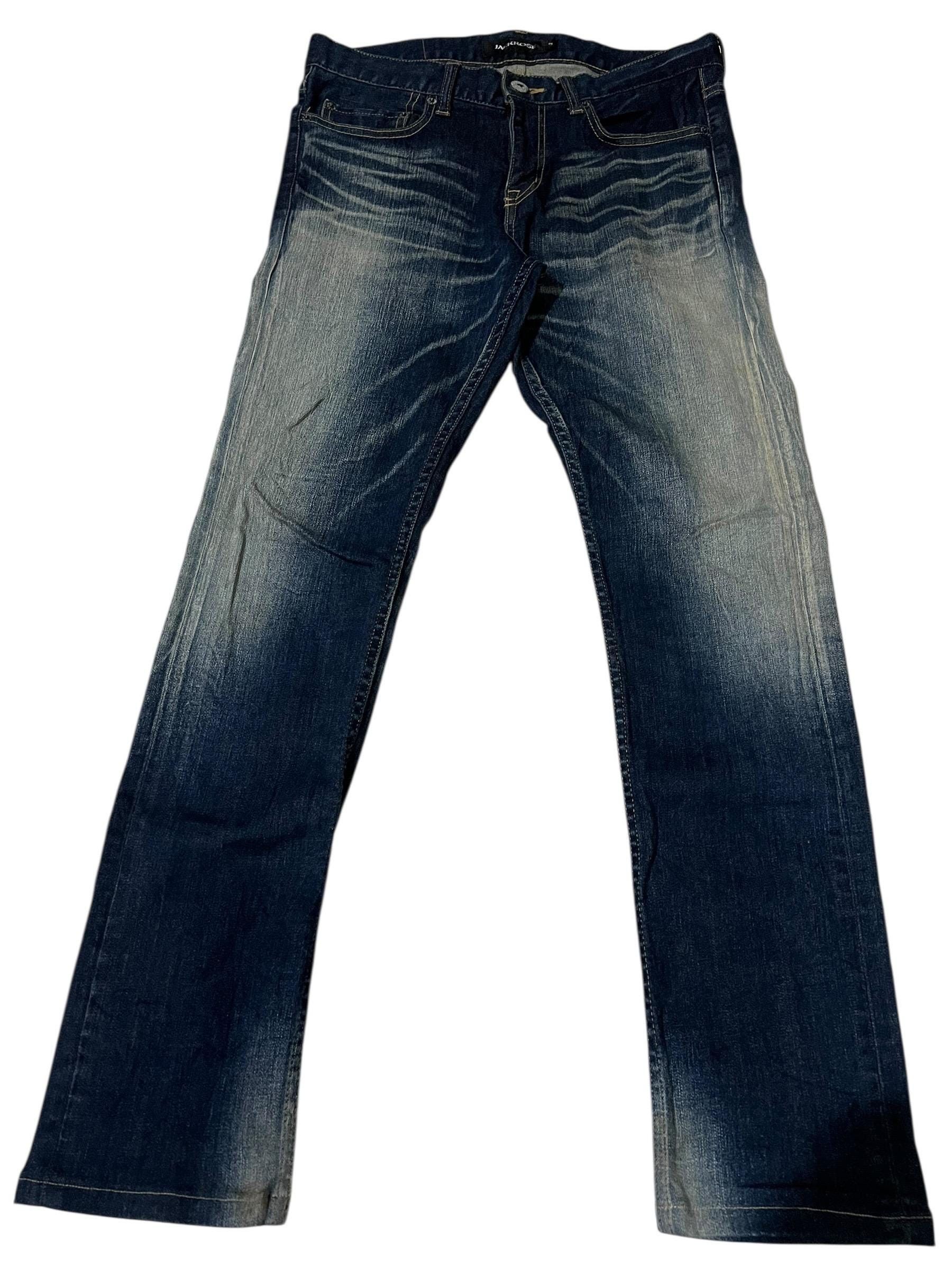 Japanese Brand JackRose Whiskering Jeans