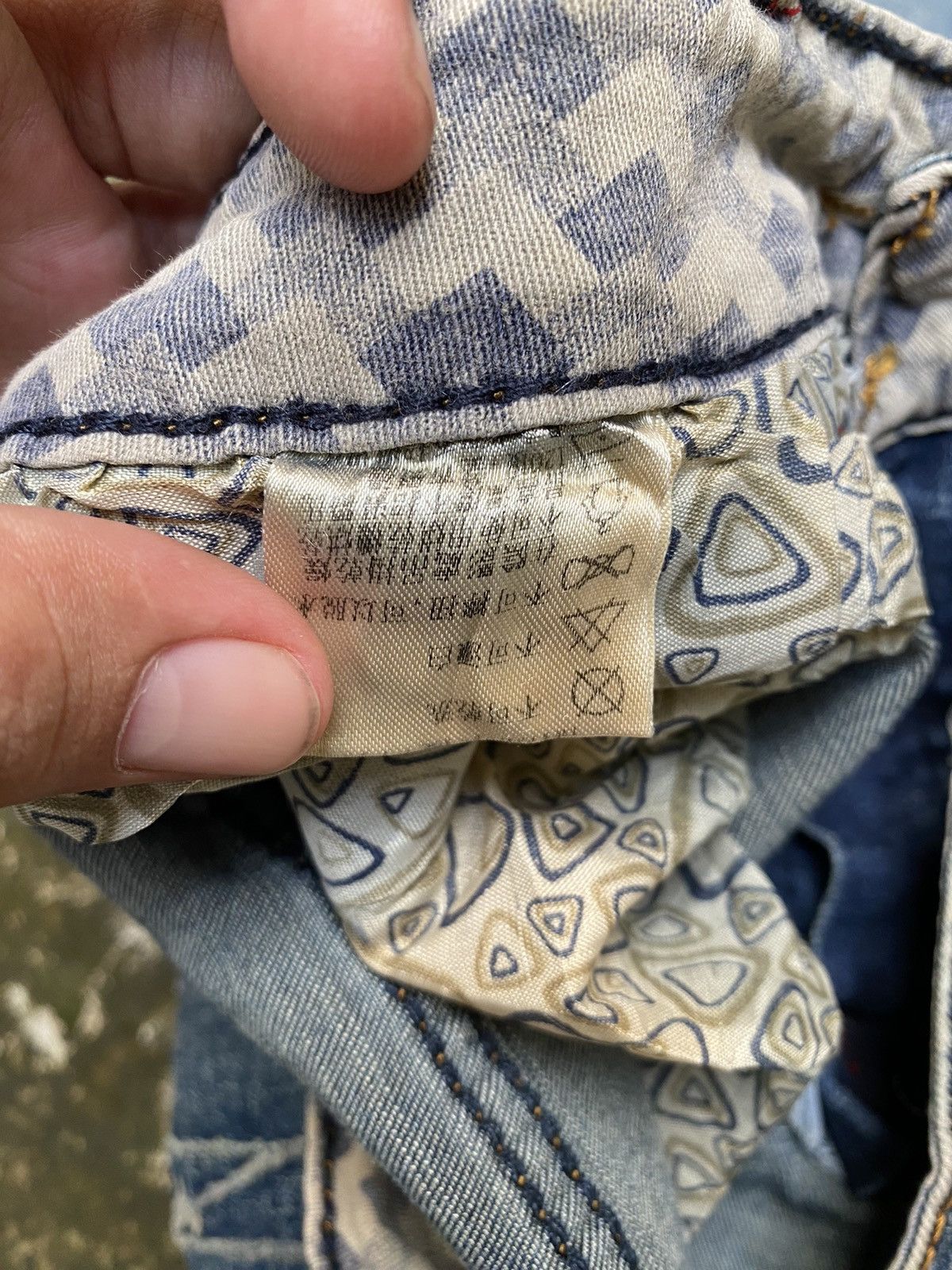 Japanese Brand Distressed fashion jeans Size US 32 / EU 48 - 4 Thumbnail