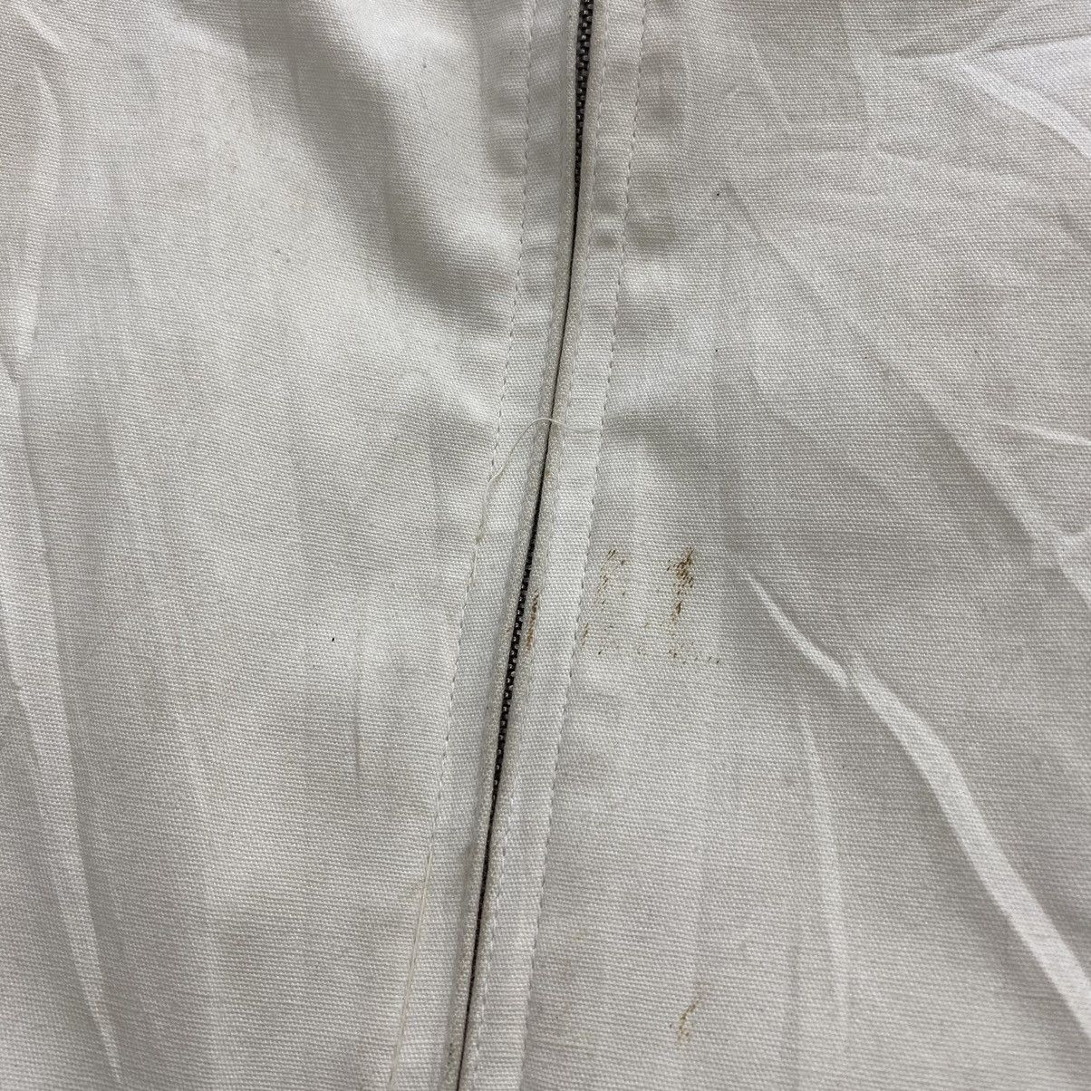 Japanese Brand Vintage DOMON Japanese Brand Plain White Bomber Jacket Size US M / EU 48-50 / 2 - 8 Thumbnail
