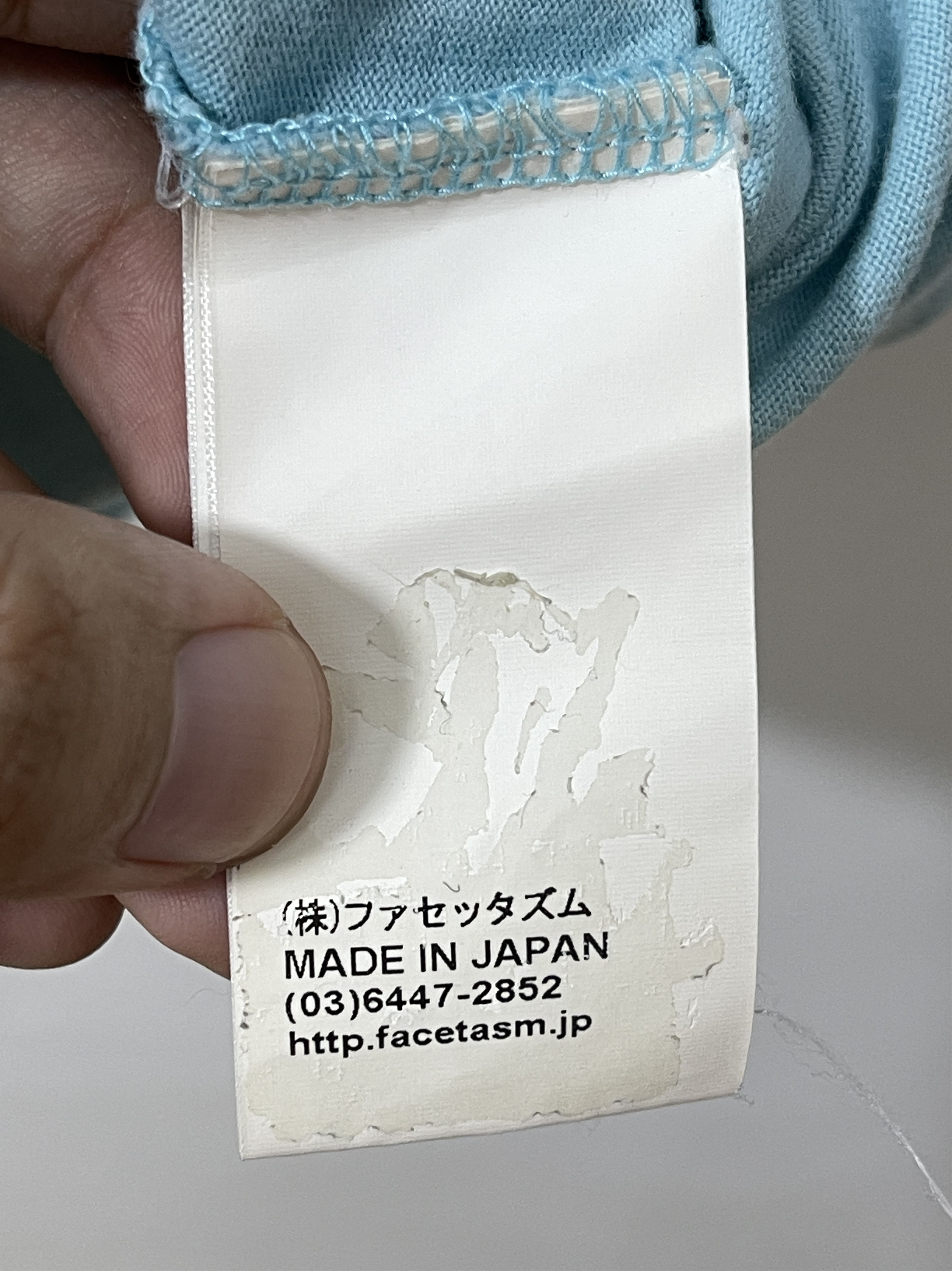 Facetasm Facetasm Japan Archive Face Y2k Tshirt Size US XL / EU 56 / 4 - 6 Thumbnail