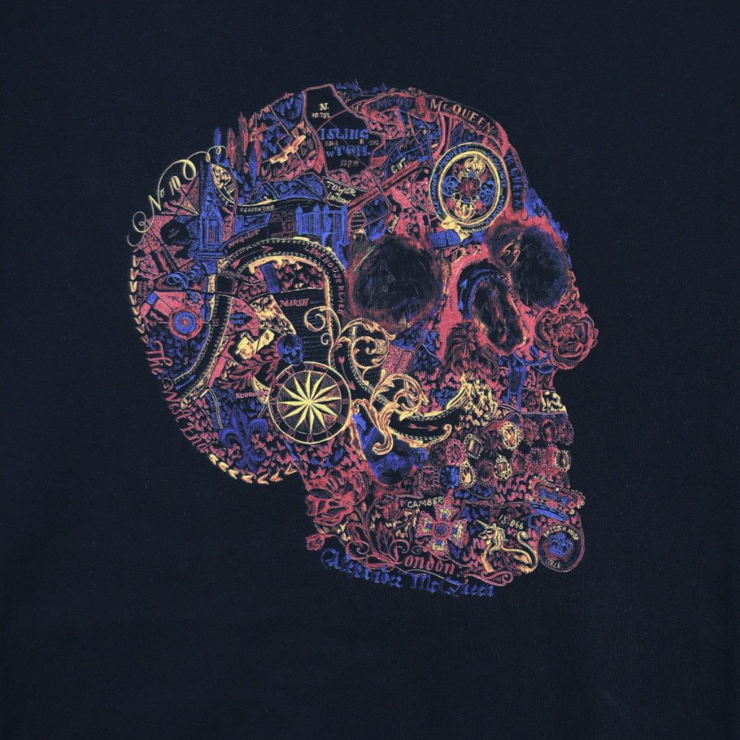 Alexander McQueen o1rshd1 T-Shirt in Black Size US L / EU 52-54 / 3 - 2 Thumbnail