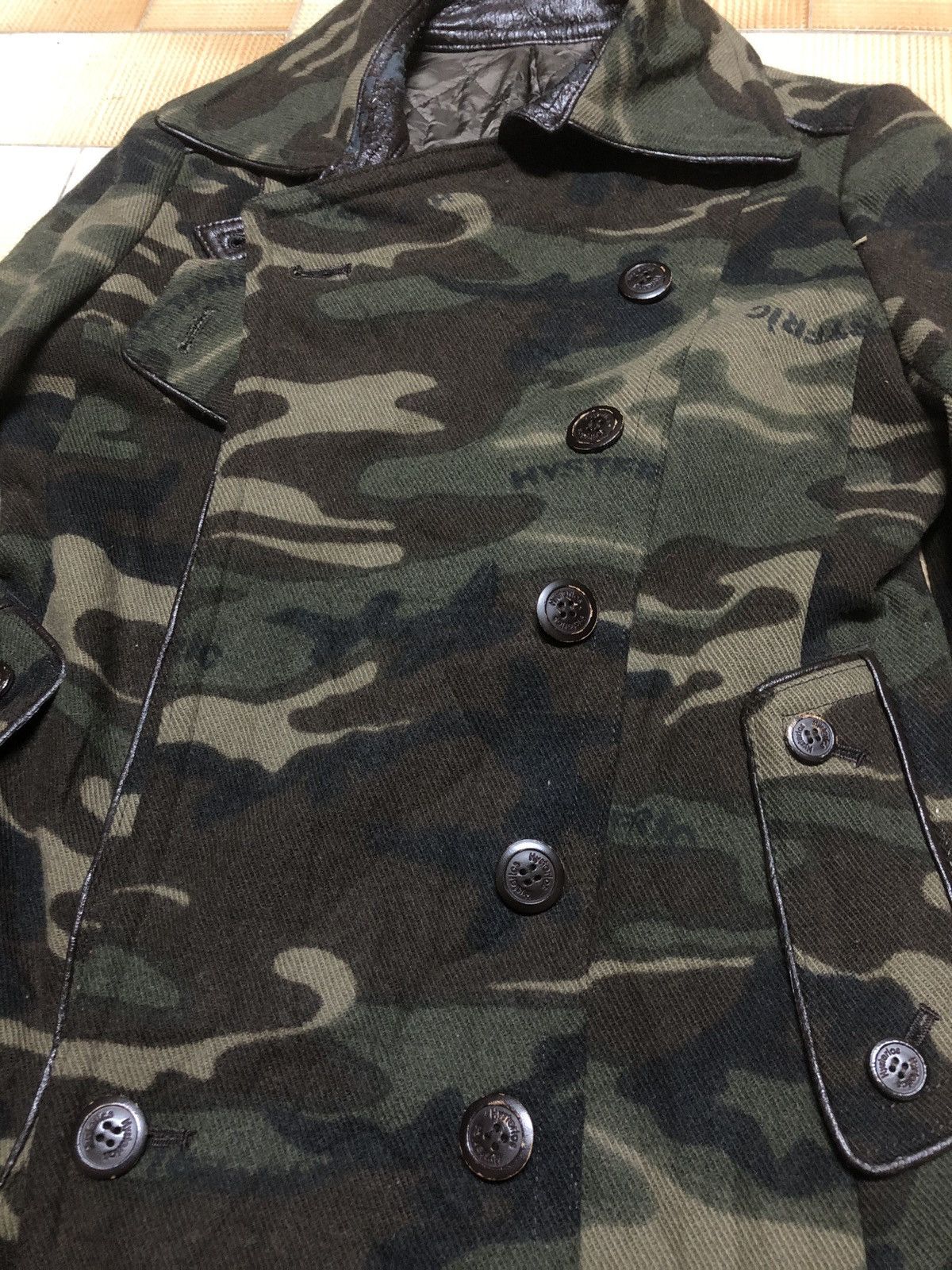 Hysteric Glamour WINTER OFFER❄️VINTAGE HYSTERIC GLAMOUR CAMOUFLAGE TRENCH COAT Size M / US 6-8 / IT 42-44 - 4 Thumbnail