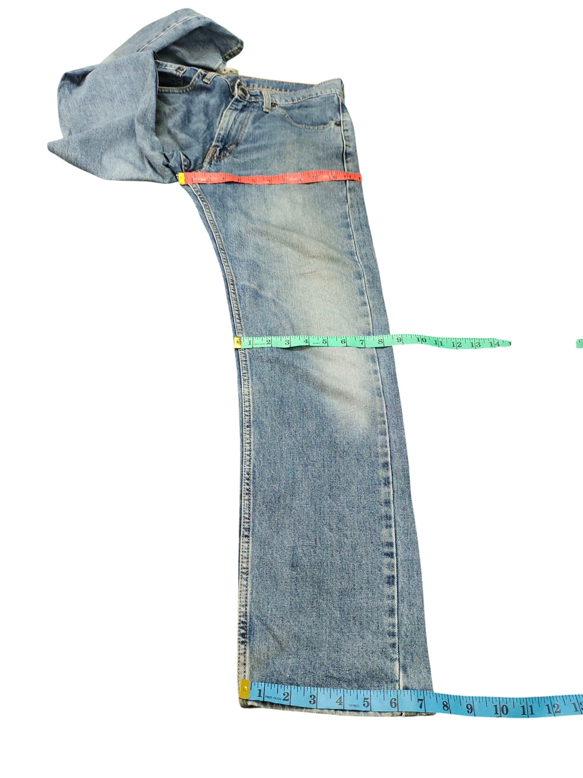 Levi's Vintage Clothing Vintage Levis 505 Clawmark Distress Sand Wash Denim Jeans Size US 30 / EU 46 - 18 Thumbnail