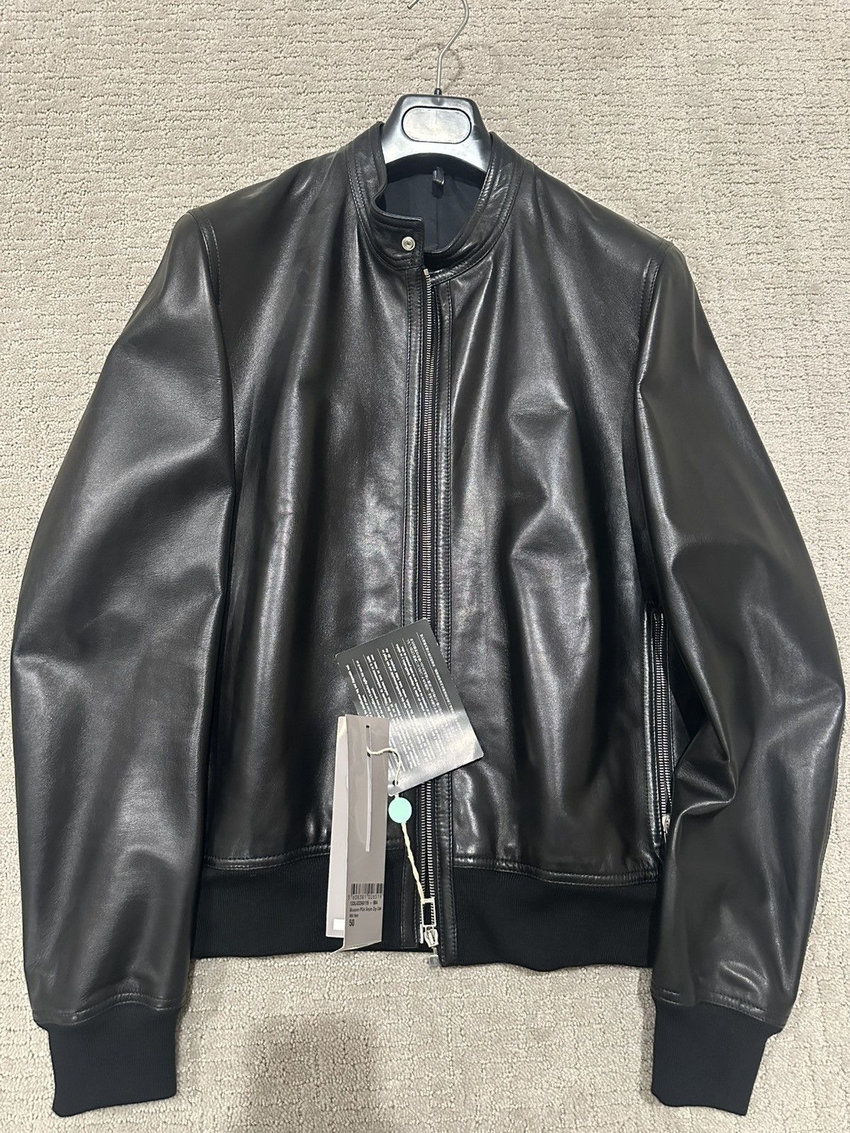 Dior Dior Homme 05ss White Lambskin Three Wolf Leather Jacket 