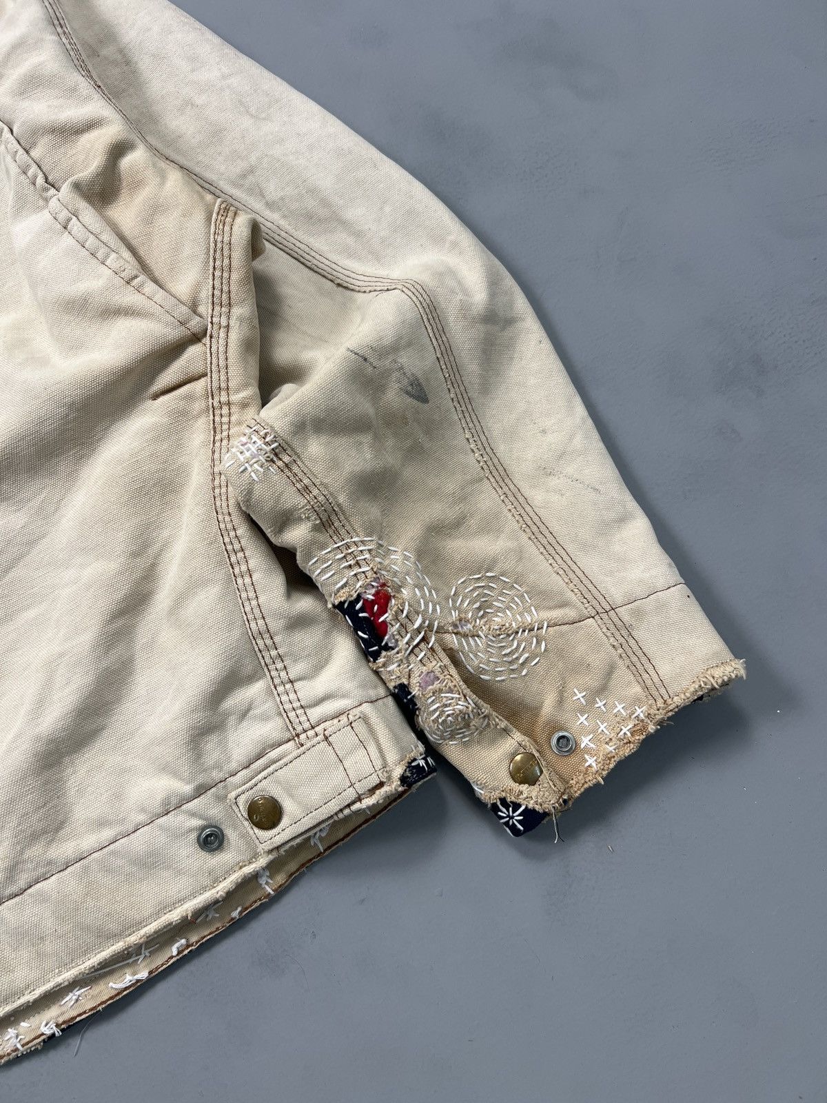 Carhartt Vintage sundae Carhartt Shashiko embroidery Detroit Size US L / EU 52-54 / 3 - 6 Thumbnail