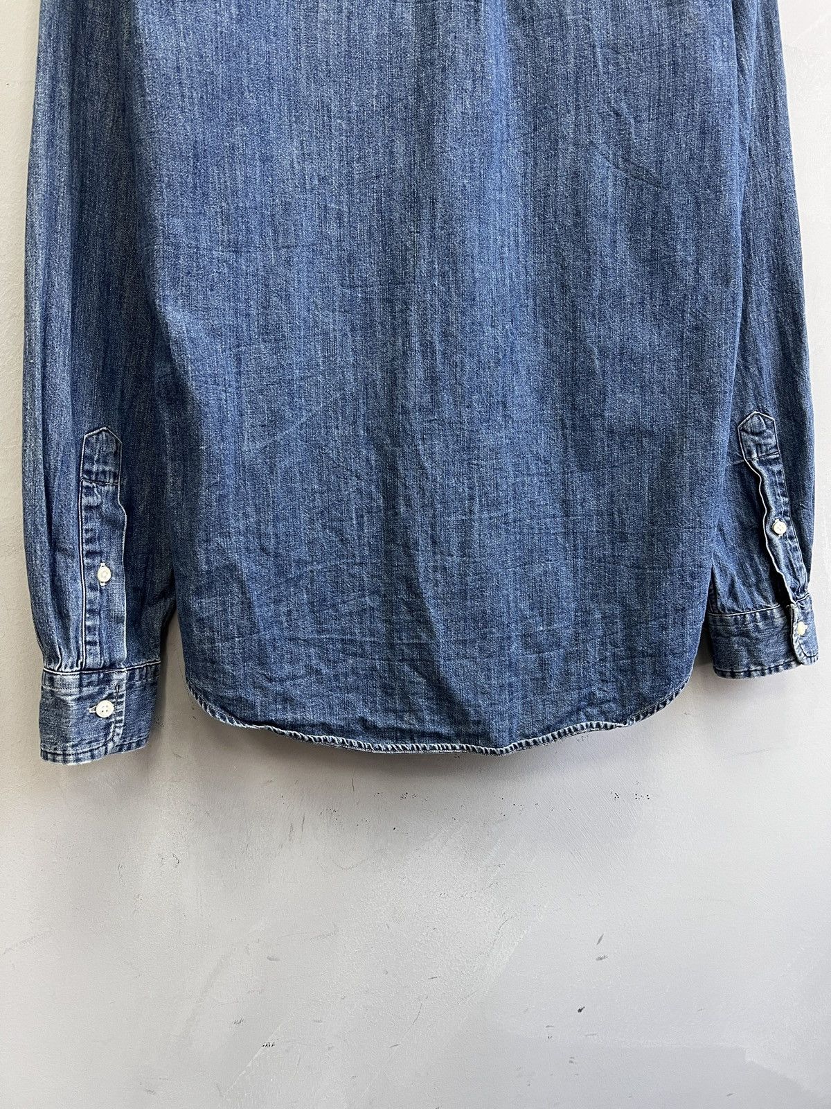 Polo Ralph Lauren Polo Ralph Lauren mini pony denim shirt button up Size US M / EU 48-50 / 2 - 14 Thumbnail