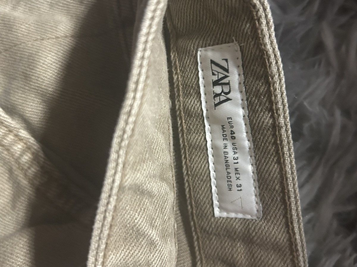 Zara Zara cargo denim pants 31 Size US 31 - 3 Thumbnail