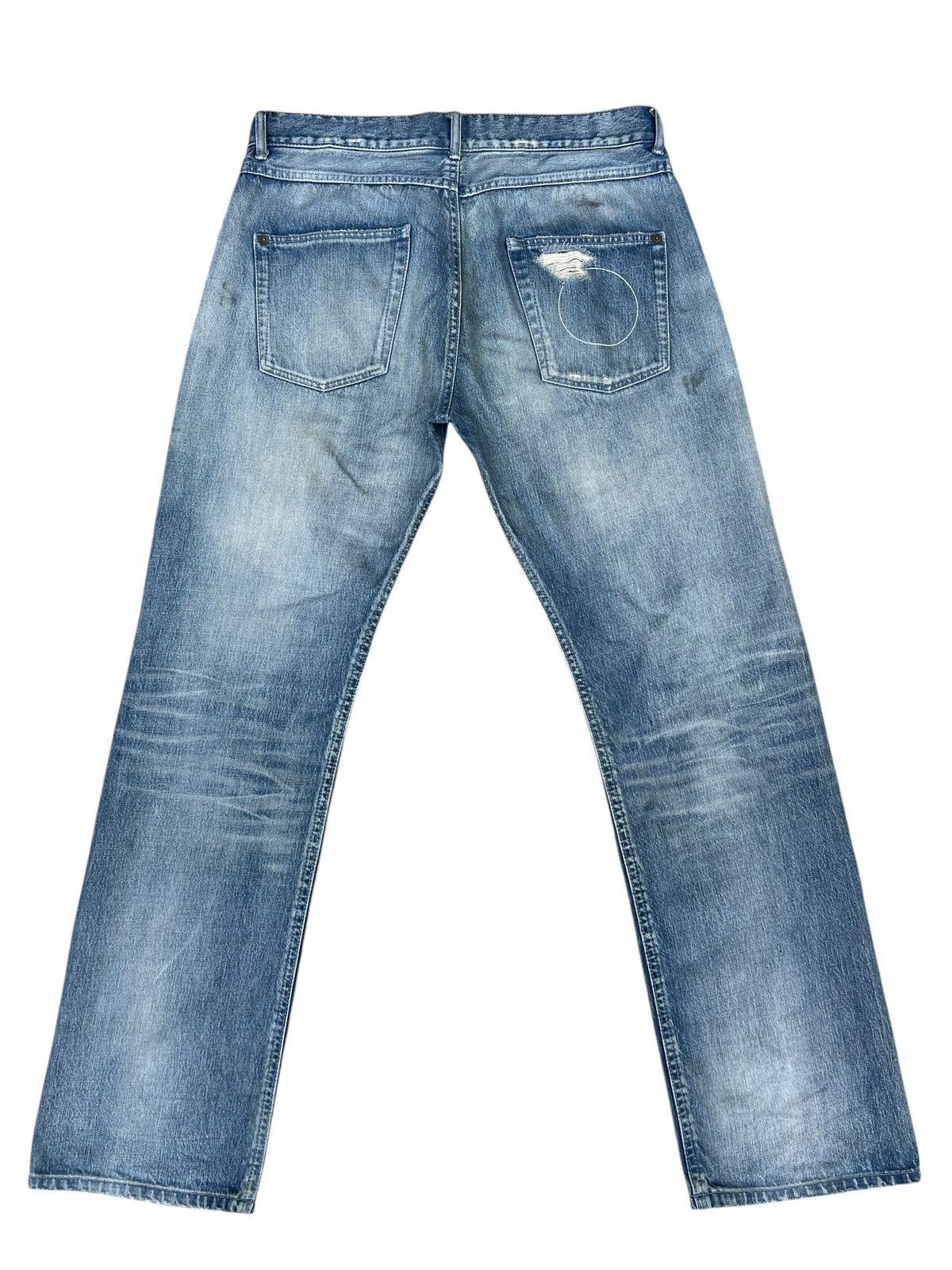 Japanese Brand SUB-AGE. Japan Distressed Rips Denim Jeans Size US 33 - 11 Thumbnail