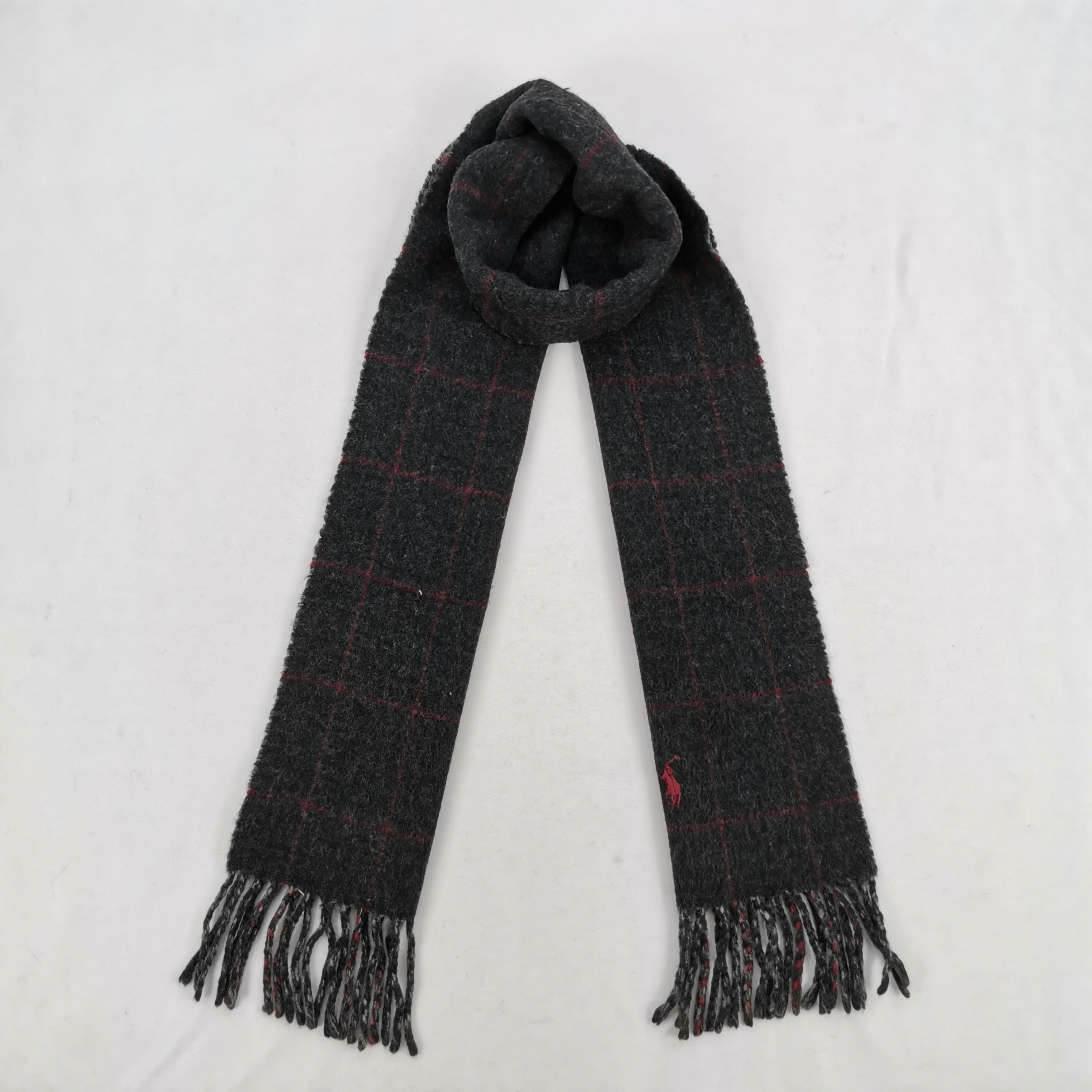 Polo Ralph Lauren Vintage Polo Ralph Lauren Scarf Muffler Wool Scarves Size ONE SIZE - 1 Thumbnail