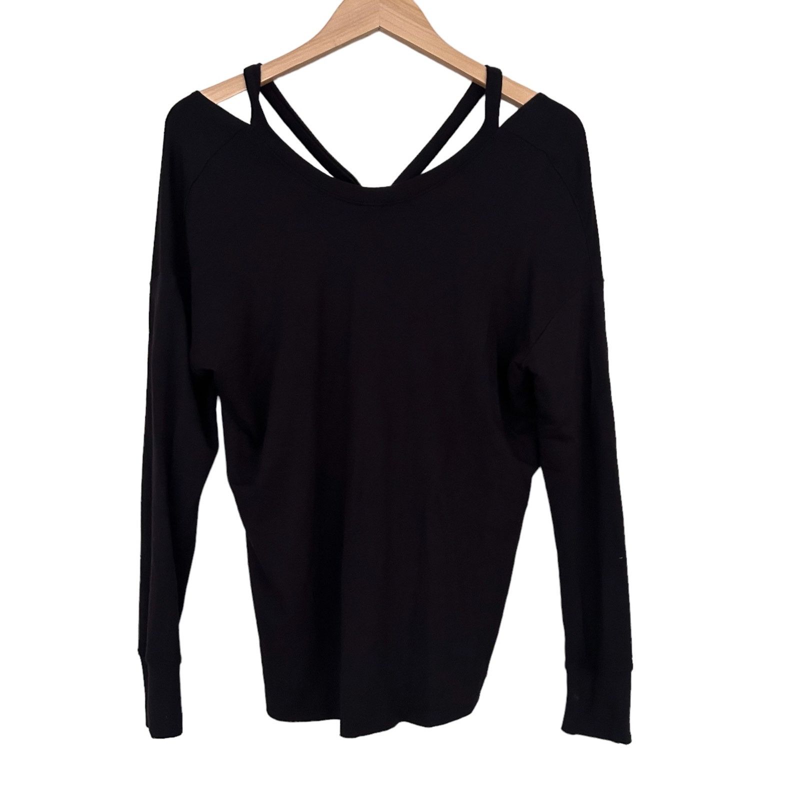Athleta Athleta Black Backtrack Sweater Sz XS Size XS / US 0-2 / IT 36-38 - 1 Thumbnail