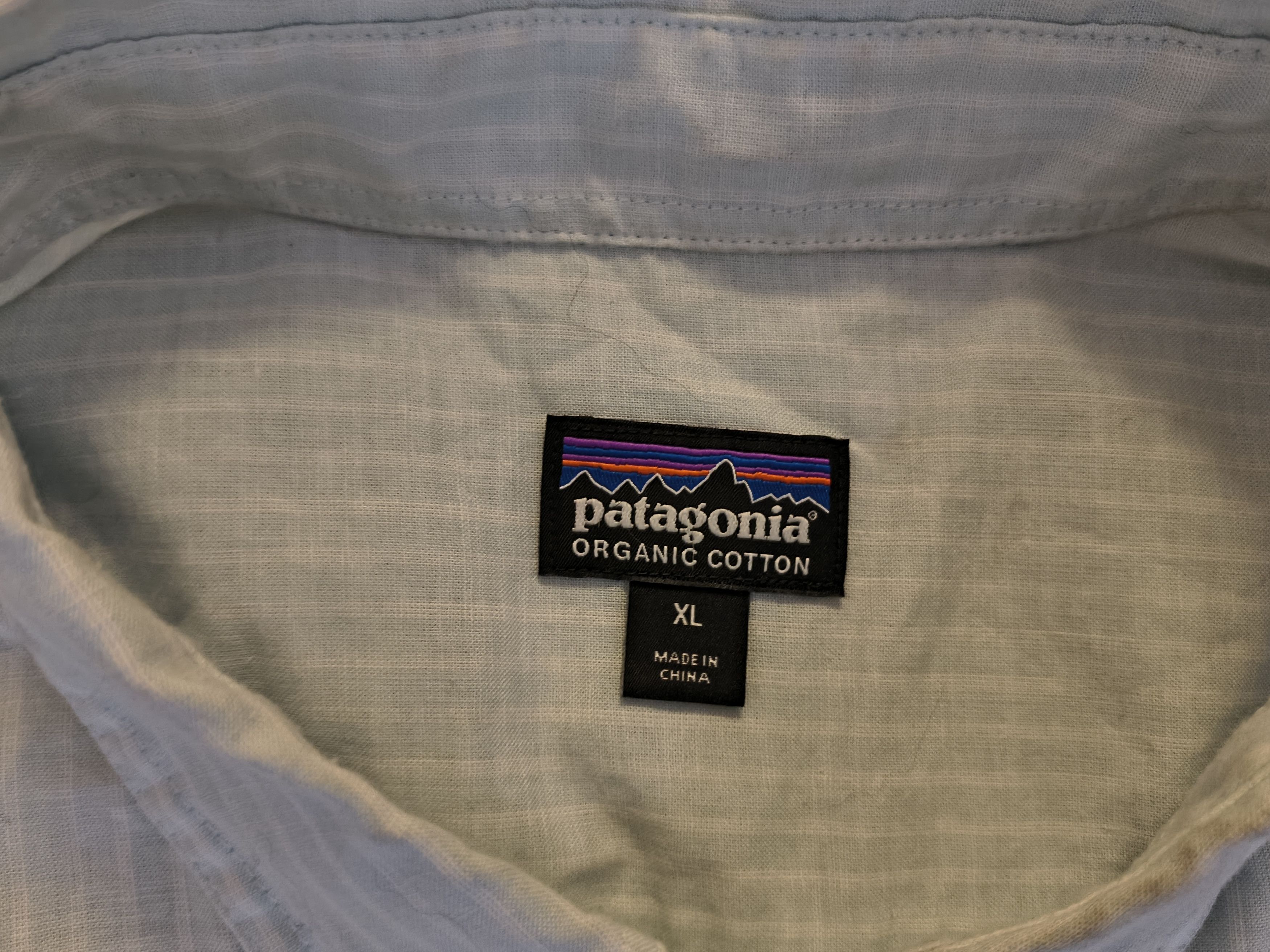 Patagonia Short sleeve button up Patagonia green white stripe shirt XL Size US XL / EU 56 / 4 - 2 Thumbnail