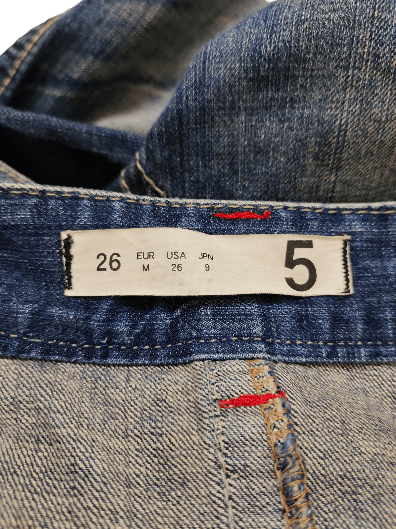 Le Grande Bleu (L.G.B.) Flare Jeans 5 Japan Distress Faded Low Rise Boot Cut Y2k Goa Size US 28 / EU 44 - 19 Thumbnail