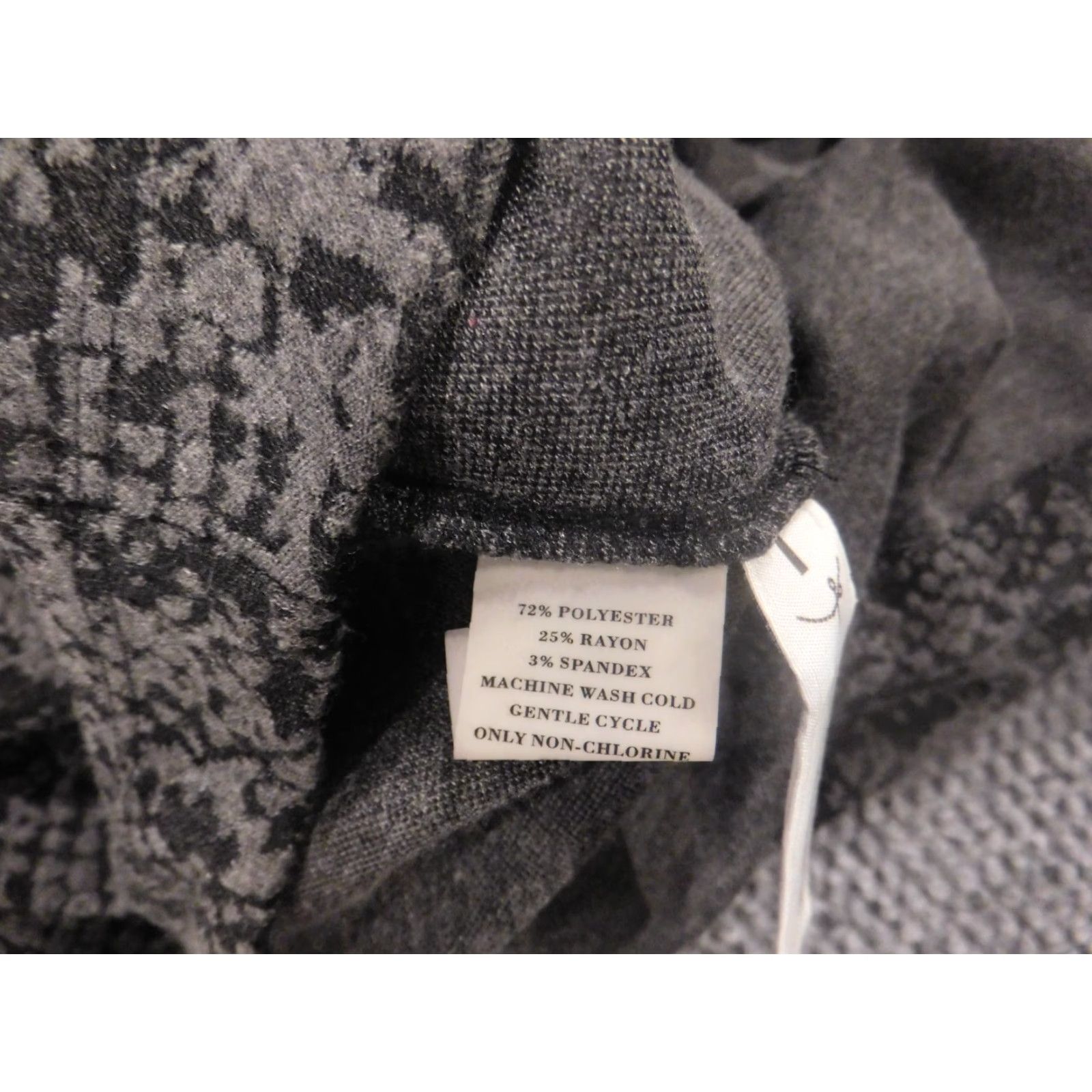 Ann Taylor Ann Taylor Dress 14 Gray Midi A-Line Womens Sleeveless Knit Polyester Cotton Stretch Strap 14 Womens Wear Fall Casual Birthday Gift Size XL / US 12-14 / IT 48-50 - 7 Thumbnail